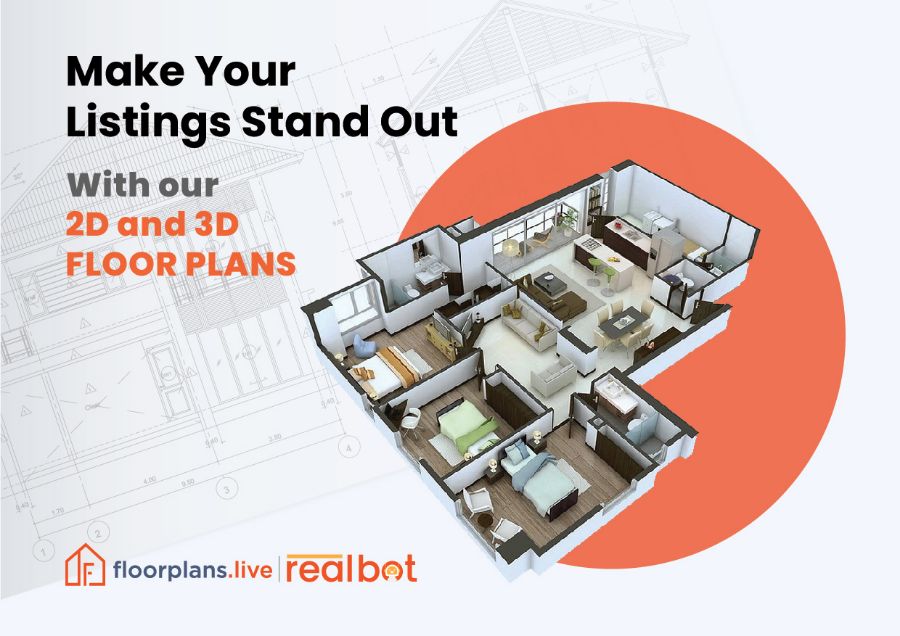 Make Your Listings Stand Out using 2D and 3D Floor Plans