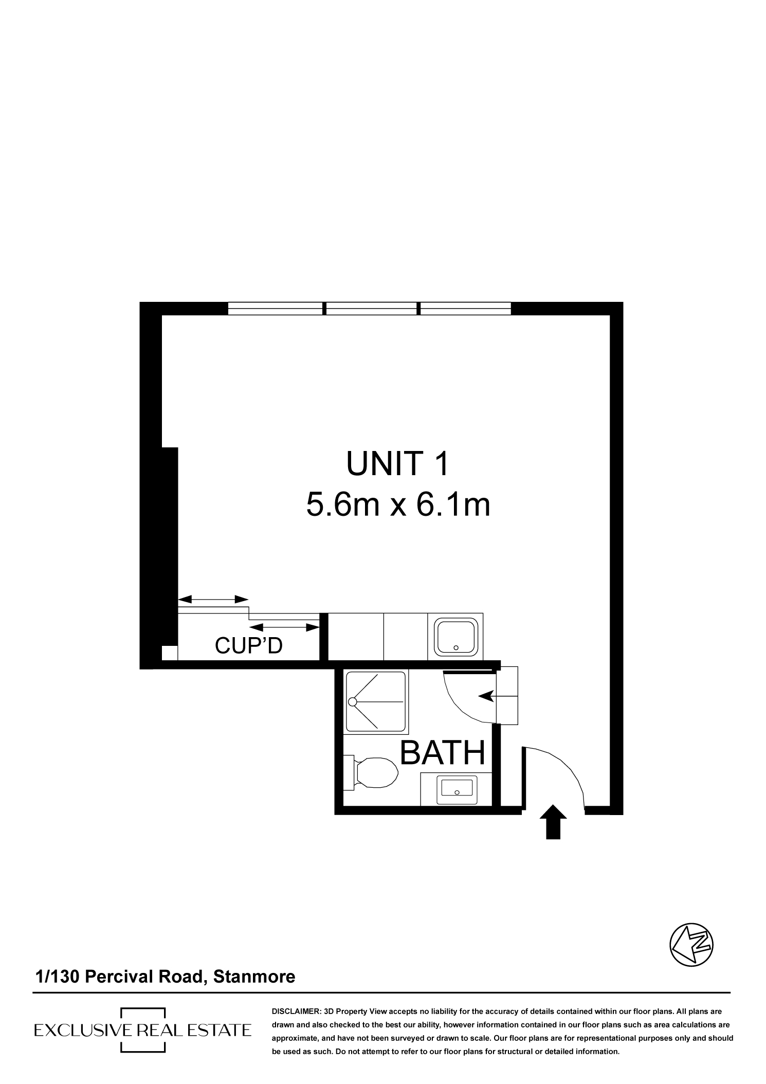 1/130 Percival Road, Stanmore, NSW 2048 Studio for Rent Real Search