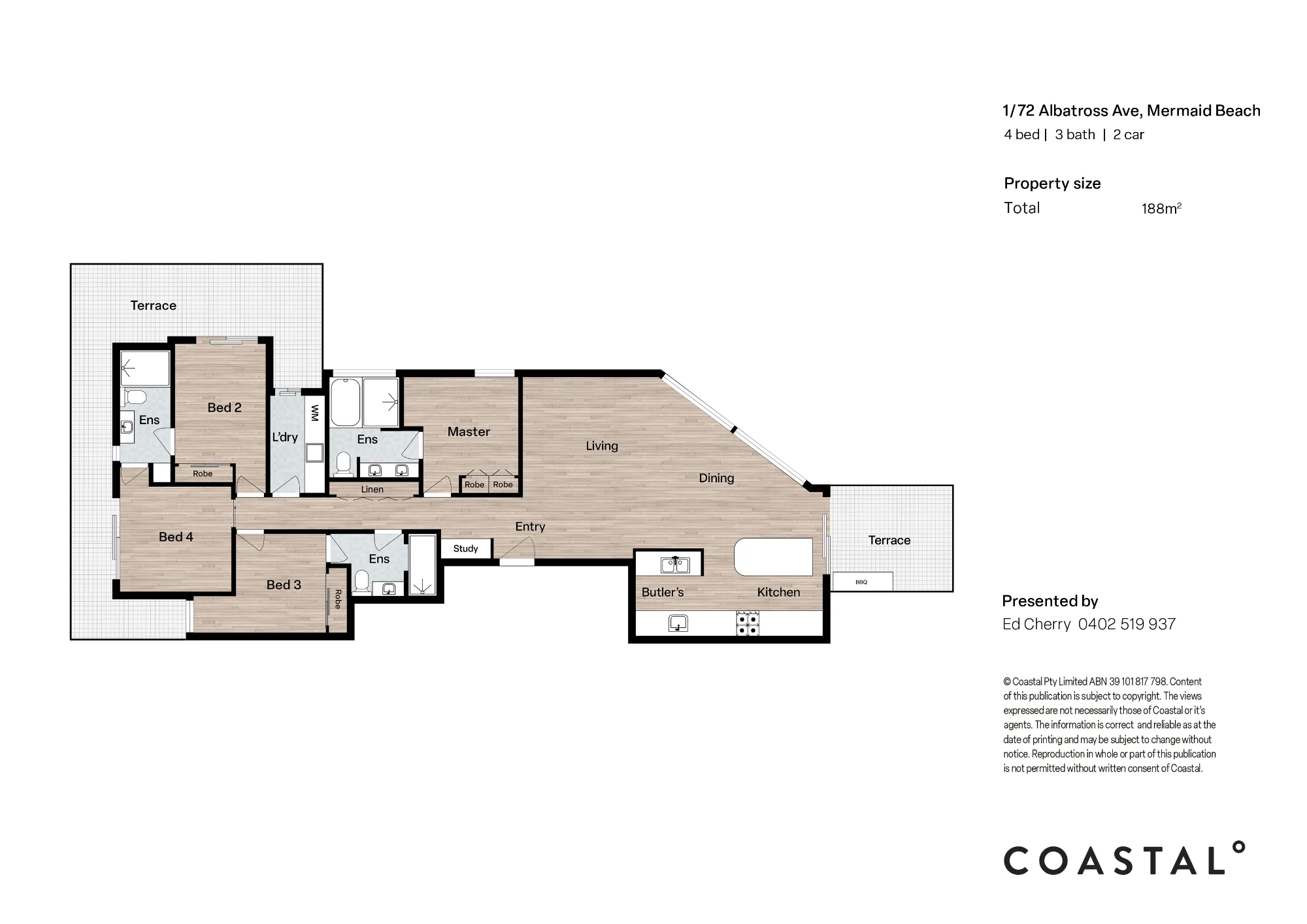 1/72 Albatross Ave, Mermaid Beach, QLD, 4218