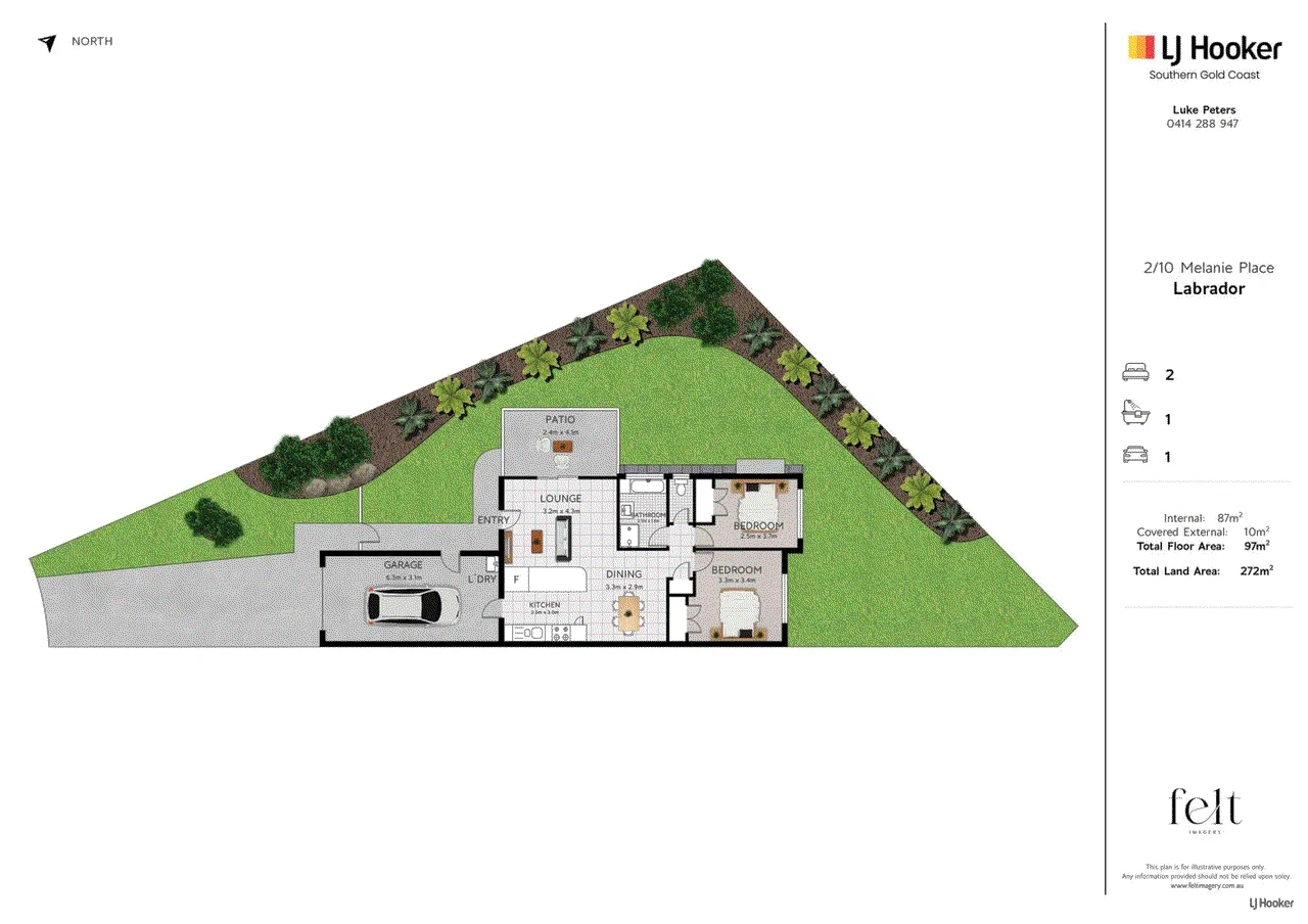2/10 Melanie Place, Labrador, QLD, 4215