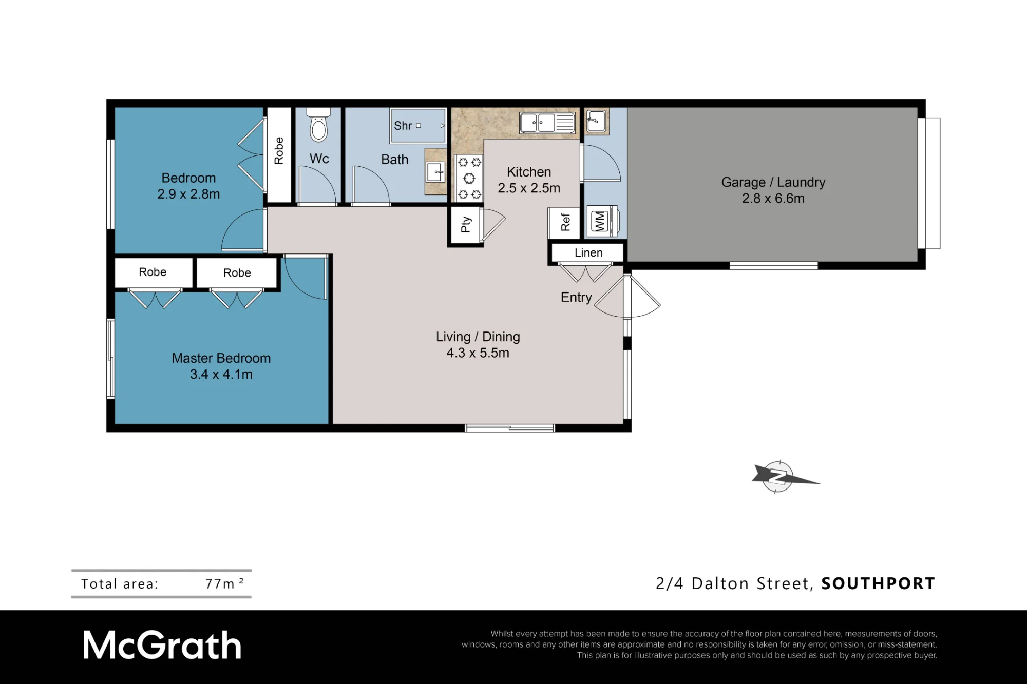 2/4 Dalton St, Southport, QLD, 4215