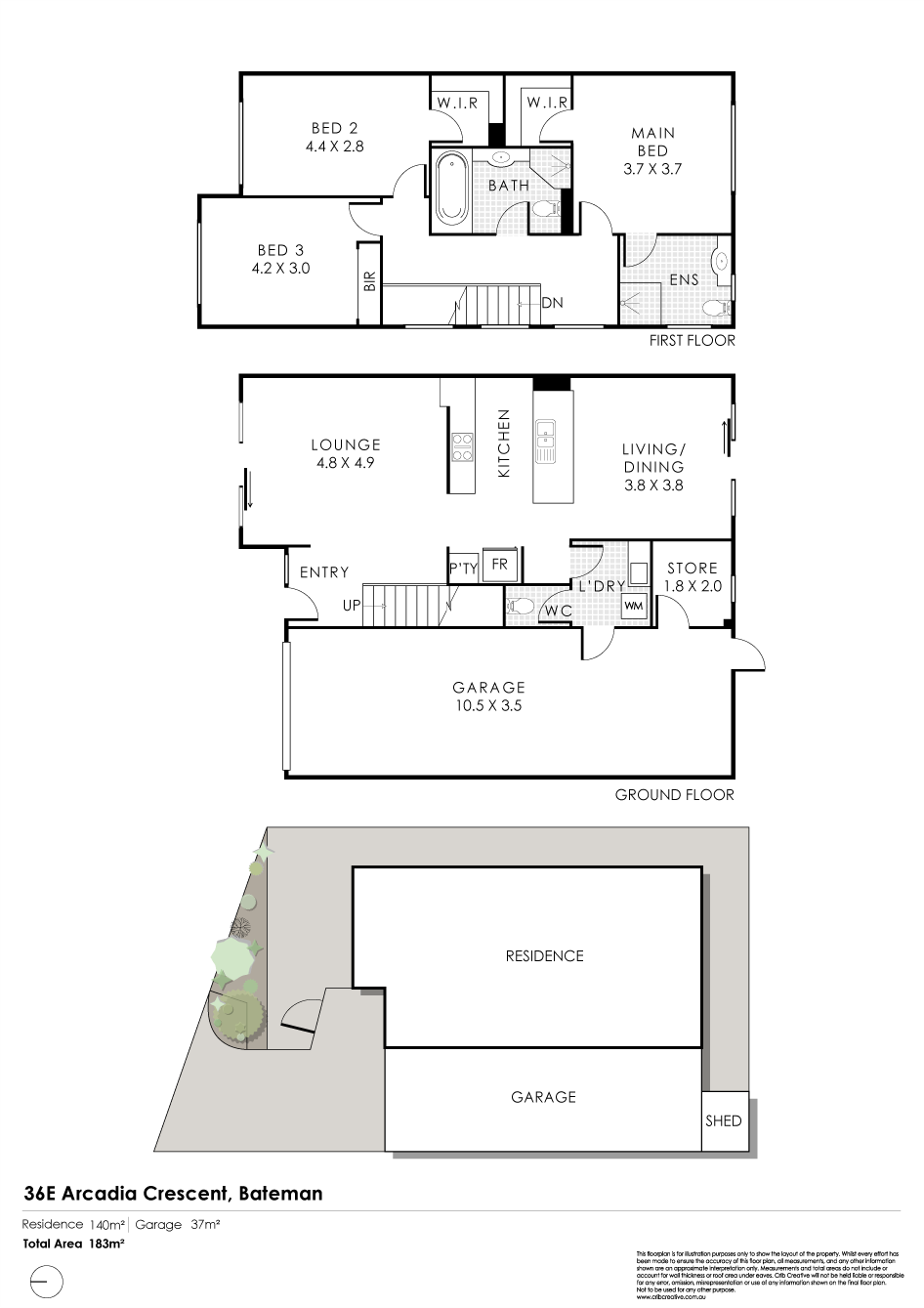 36E Arcadia Cres, Bateman, WA, 6150