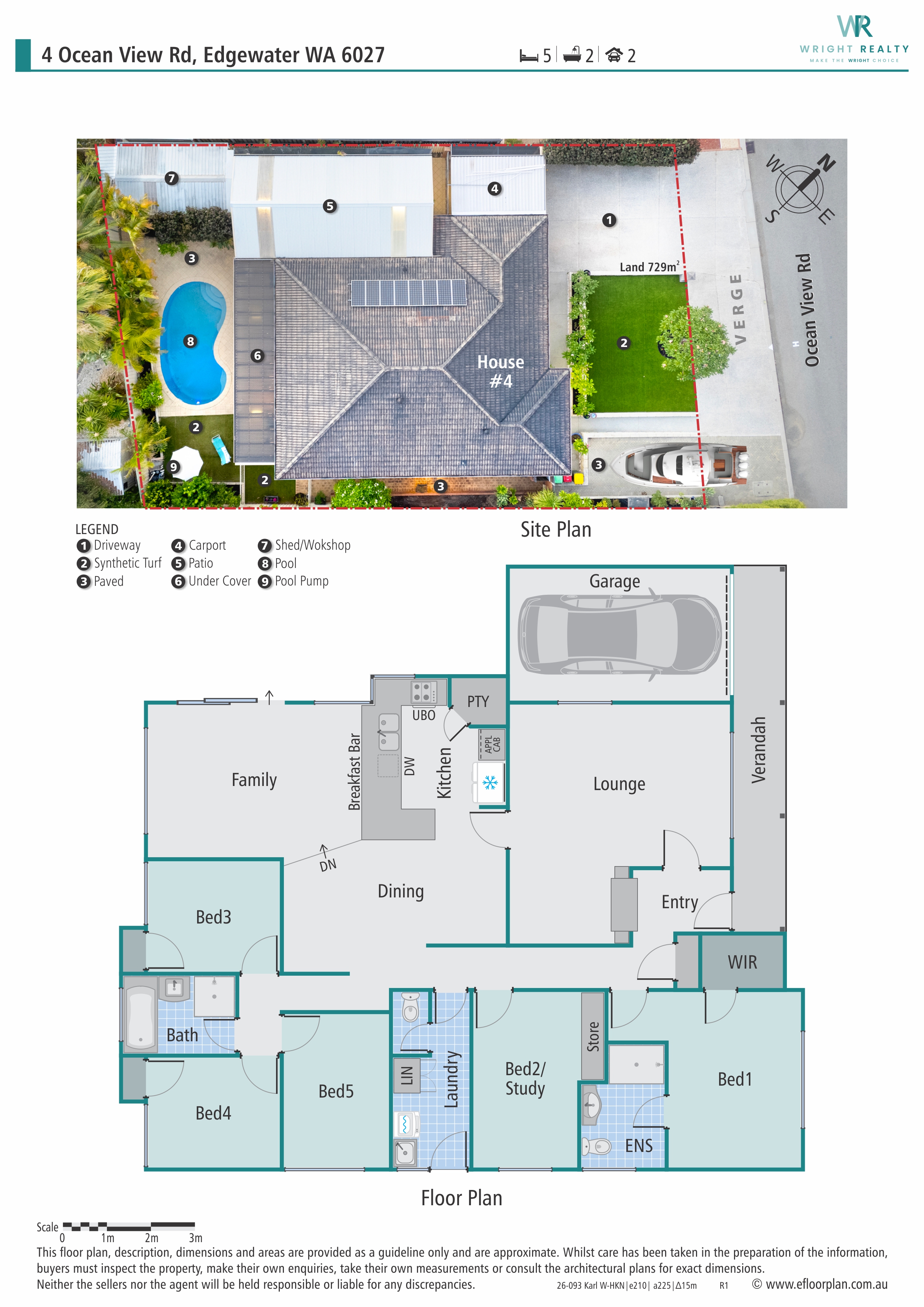 4 Ocean View Rd, Edgewater, WA, 6027