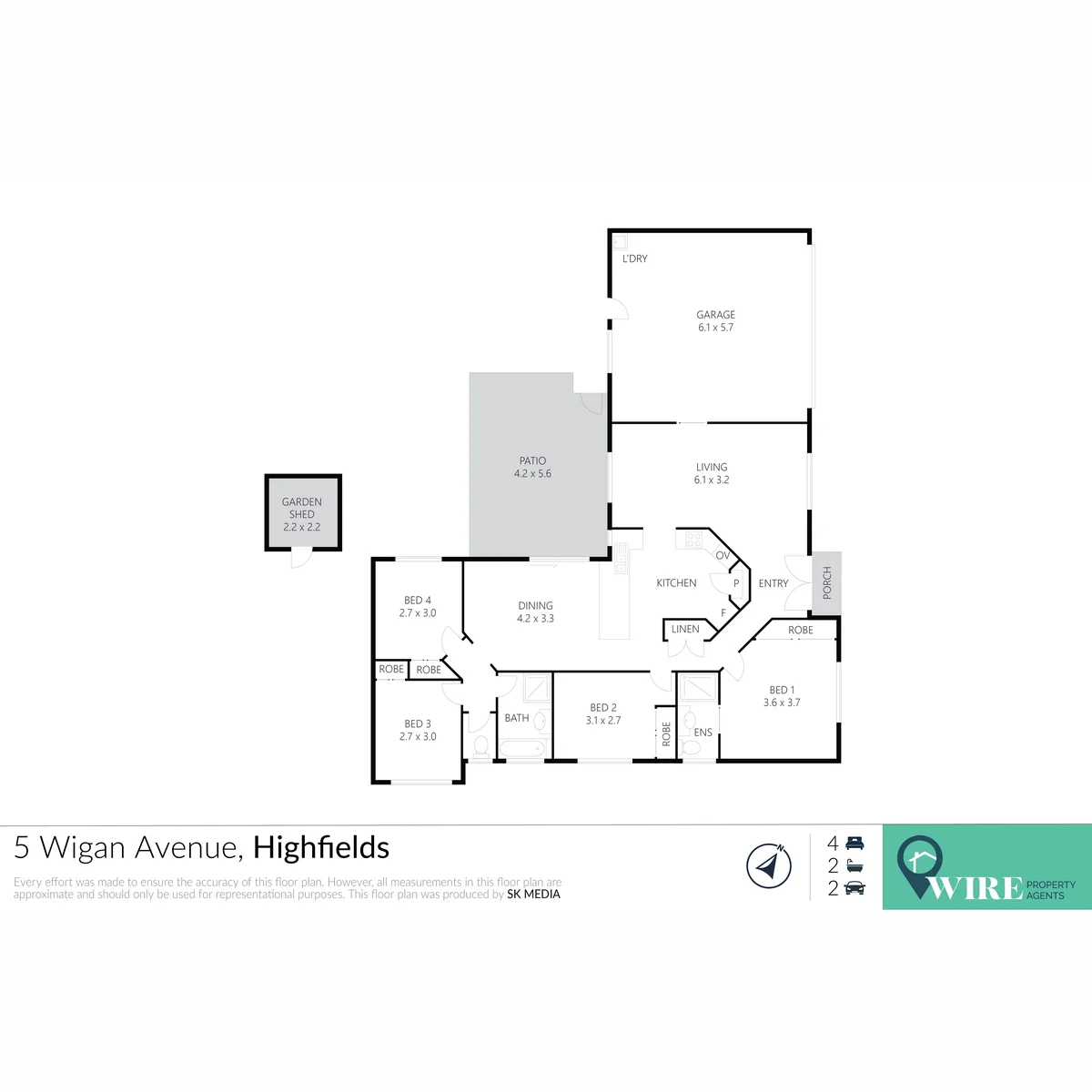 5 Wigan Ave, Highfields, QLD, 4352
