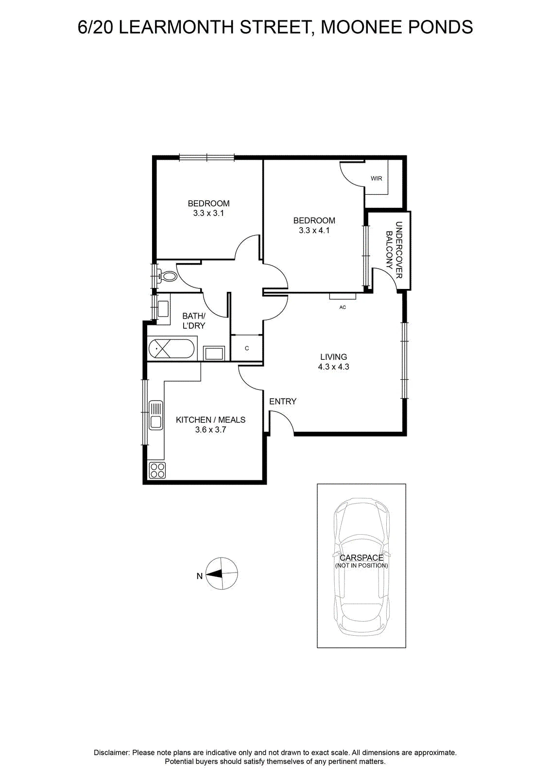 6/20 Learmonth St, Moonee Ponds, VIC, 3039