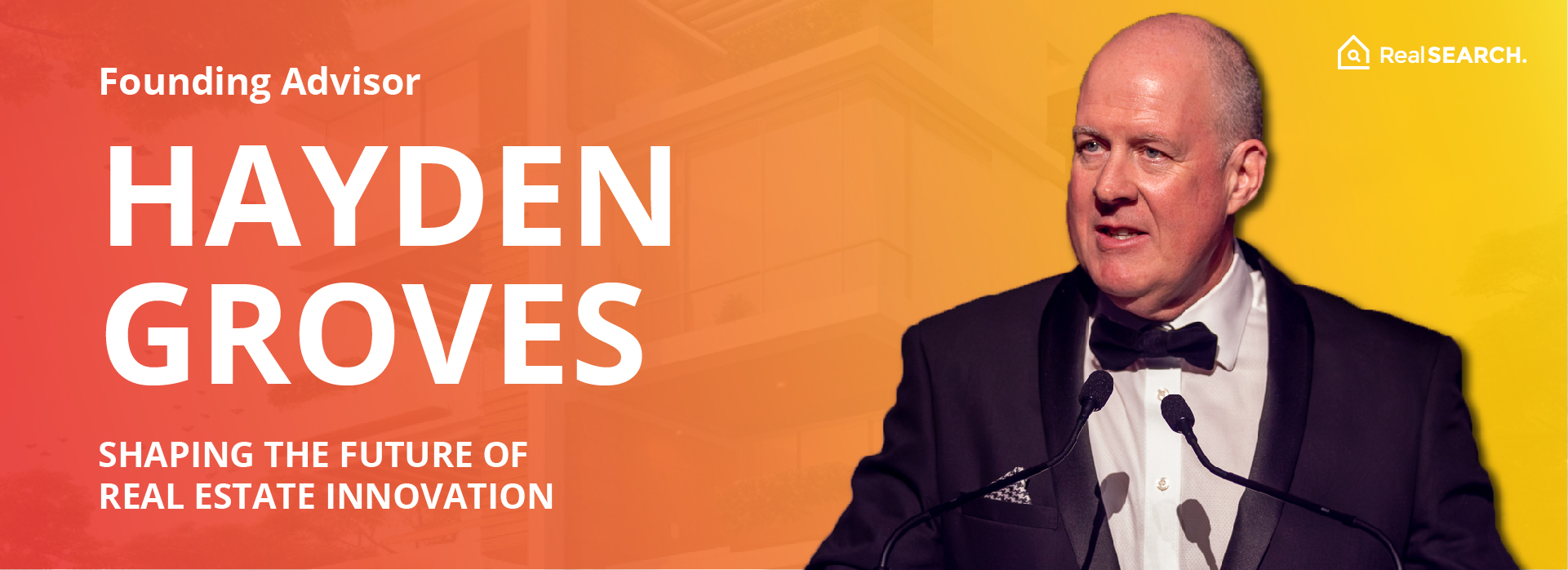 Hayden Groves joins RealSearch as Founding Advisor | REIA Leader