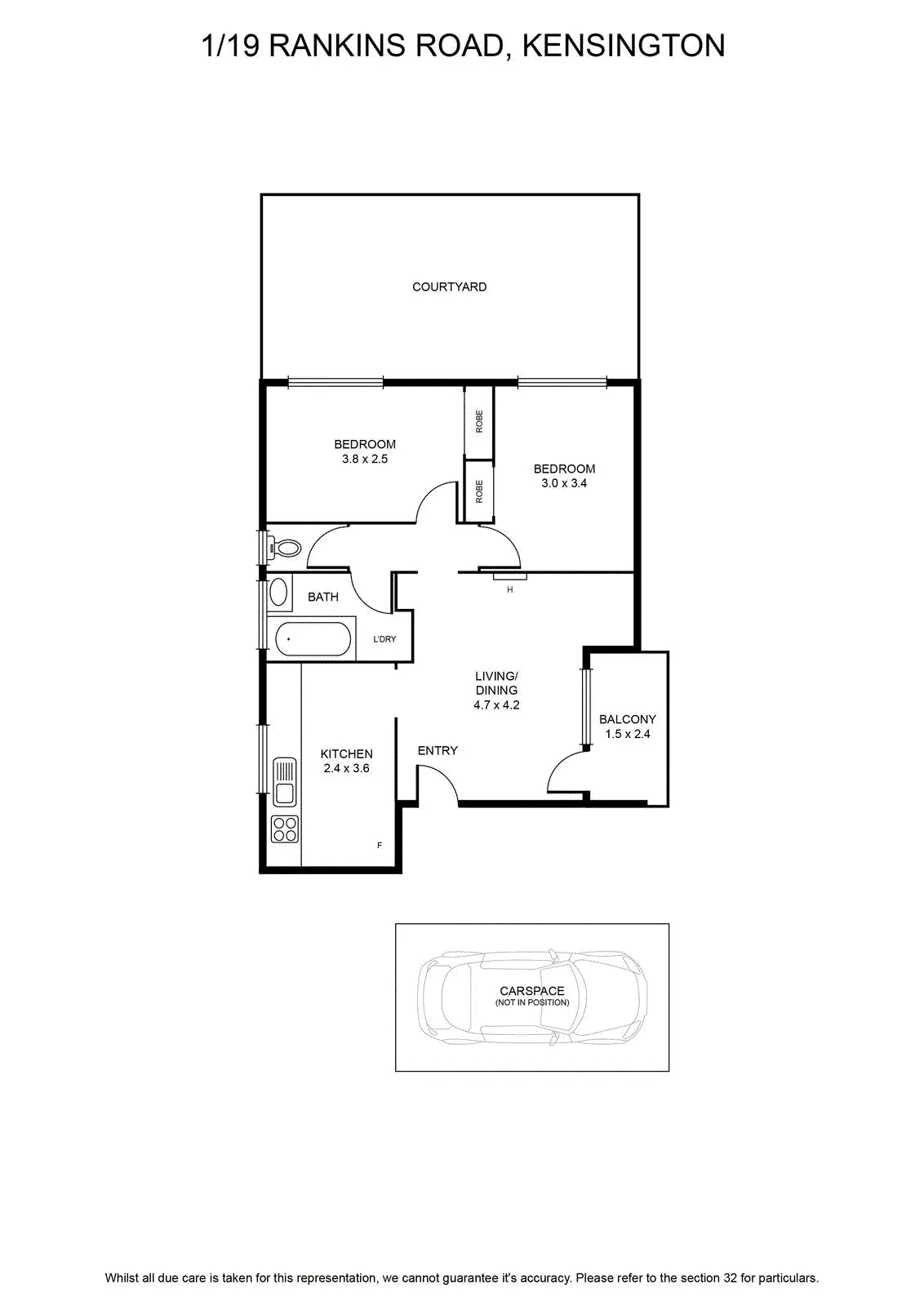 1/19 Rankins Road, Kensington, Vic 3031