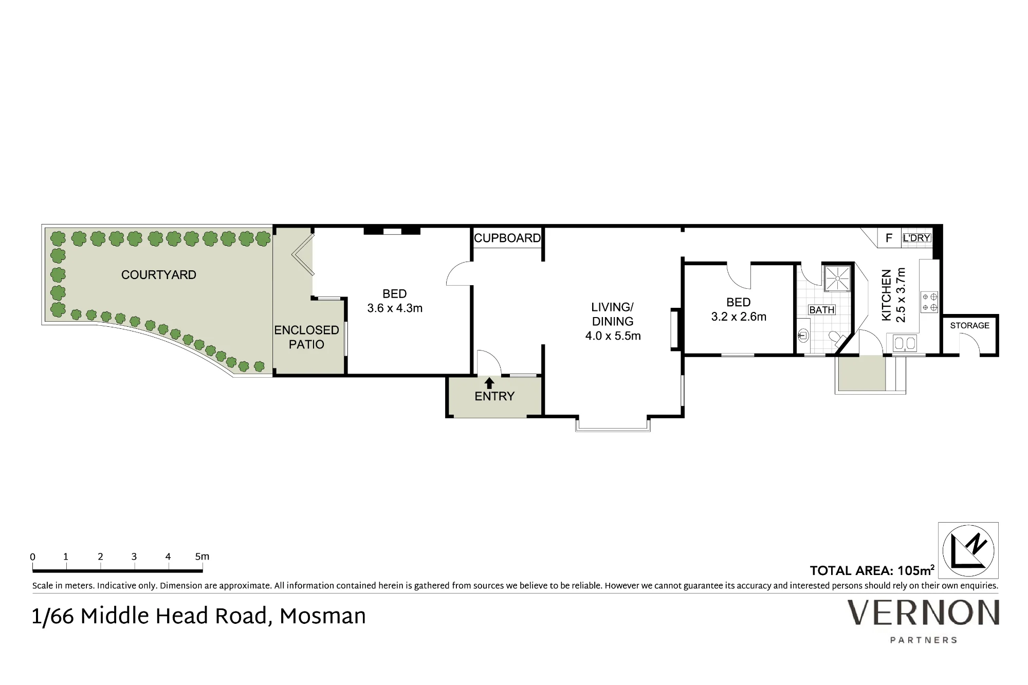 1/66  Middle Head Road, Mosman, NSW 2088