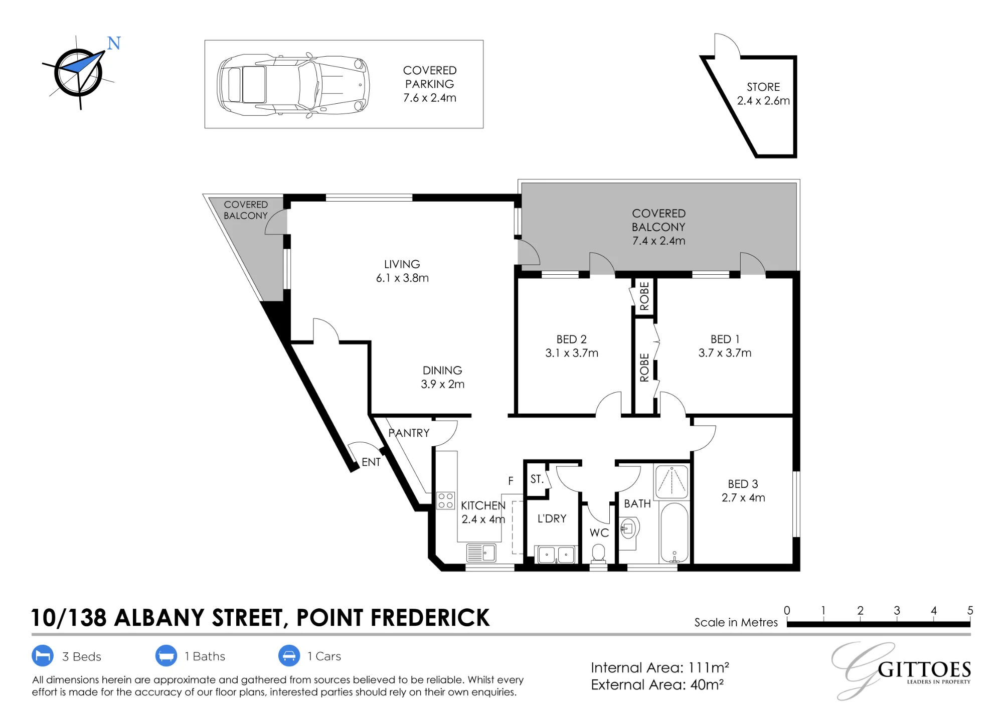 10/138-140 Albany Street, Point Frederick, NSW 2250