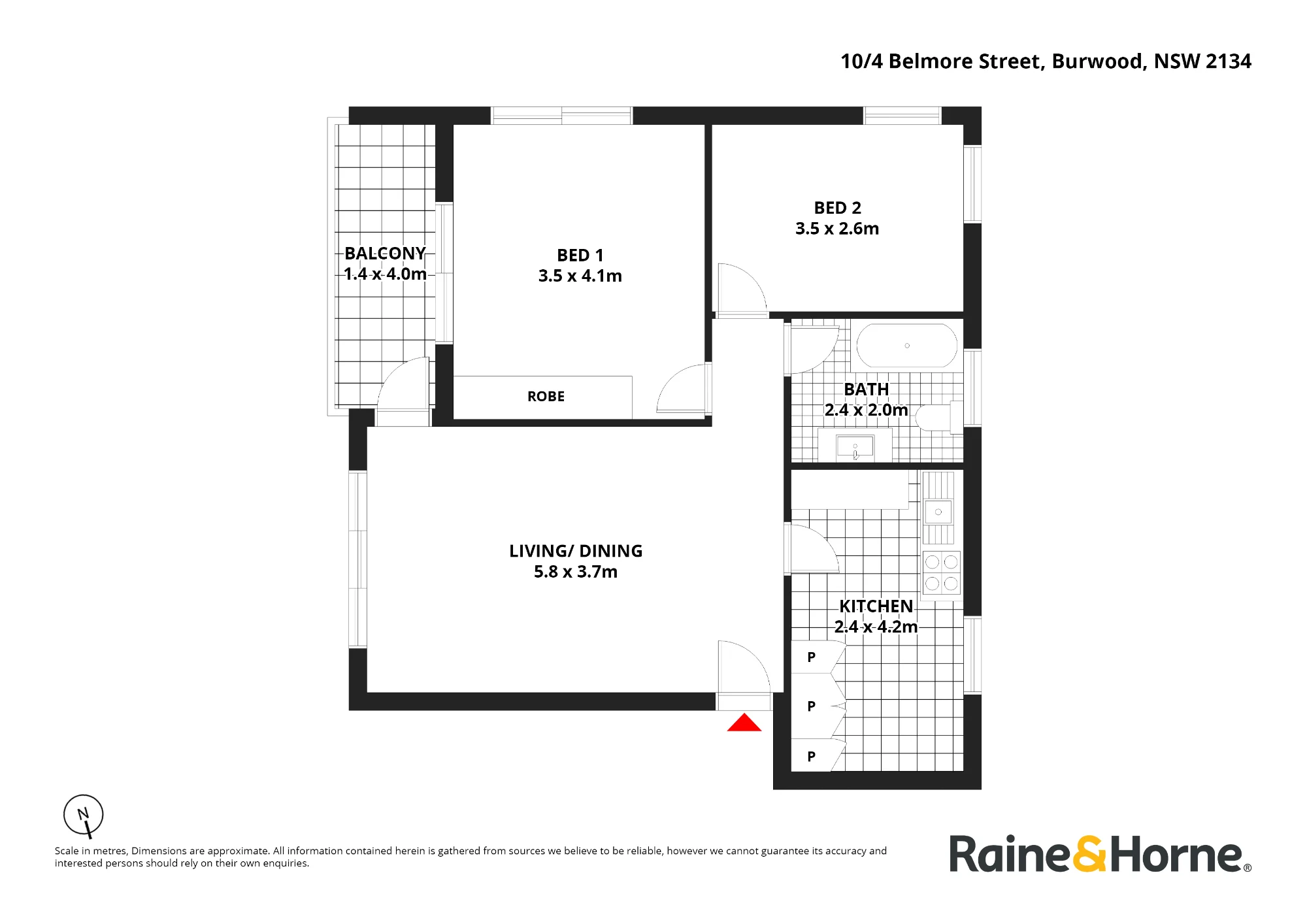 10/4 Belmore Street, Burwood, NSW 2134