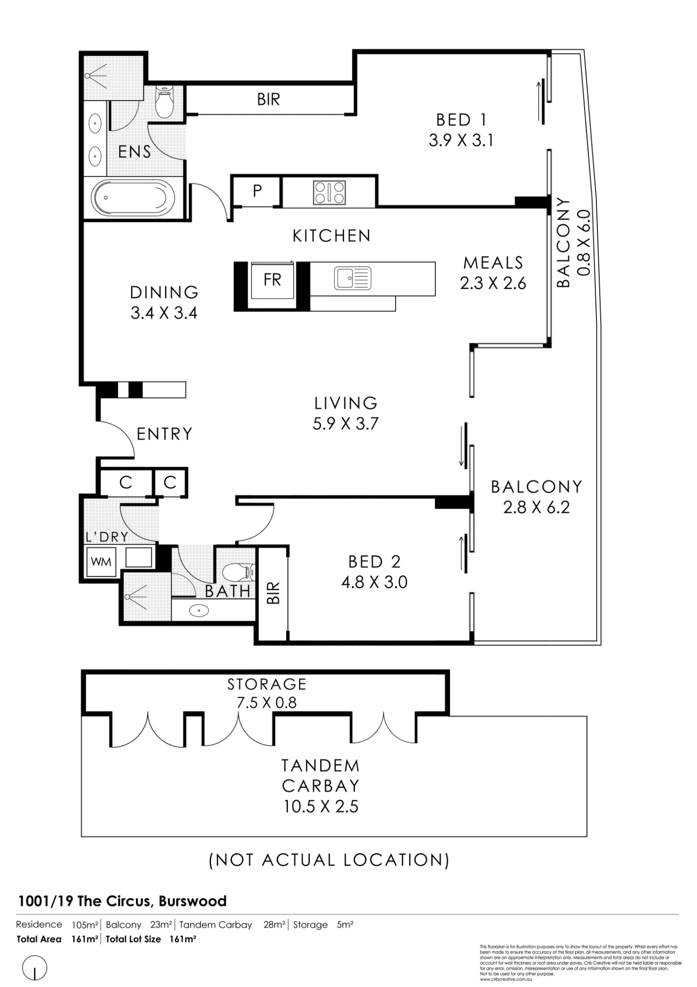 1001/19 The Circus, Burswood, WA 6100