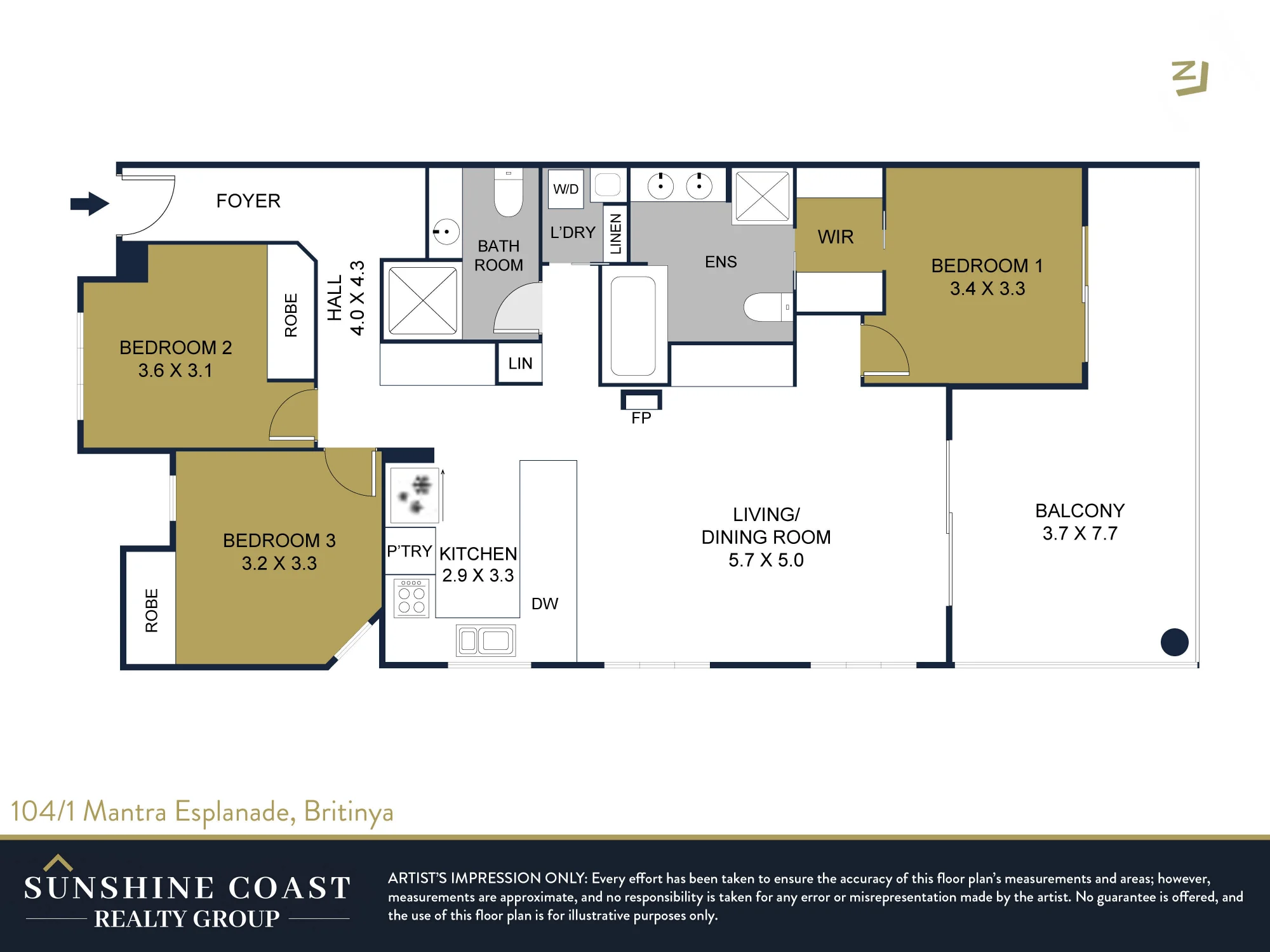 104/1 Mantra Esplanade, Birtinya, Qld 4575