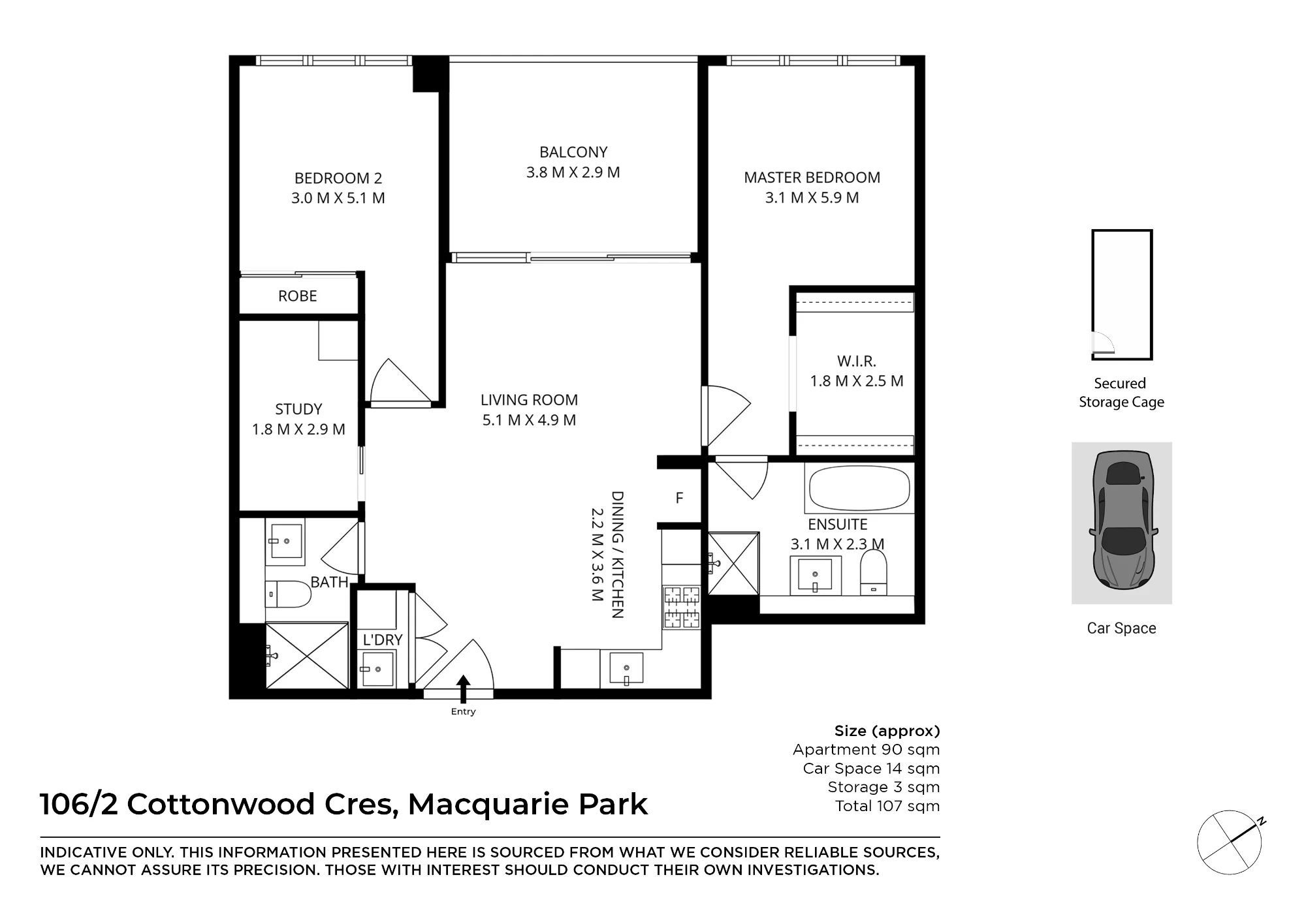 106/2 Cottonwood Crescent, Macquarie Park, NSW 2113