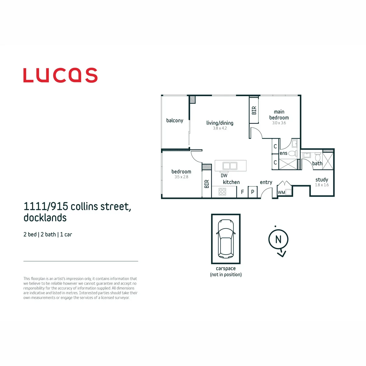 1111/915 Collins Street, Docklands, Vic 3008
