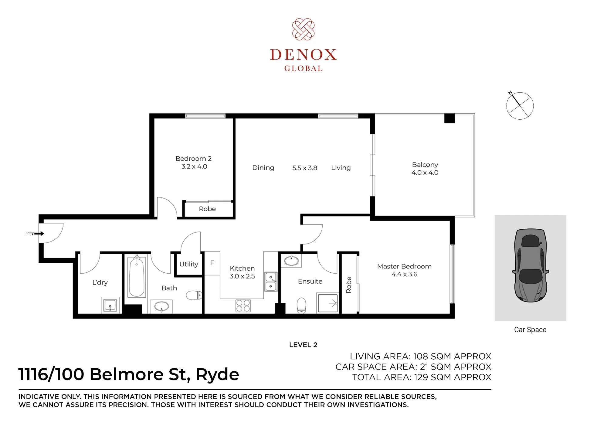 1116/100 Belmore Street, Ryde, NSW 2112