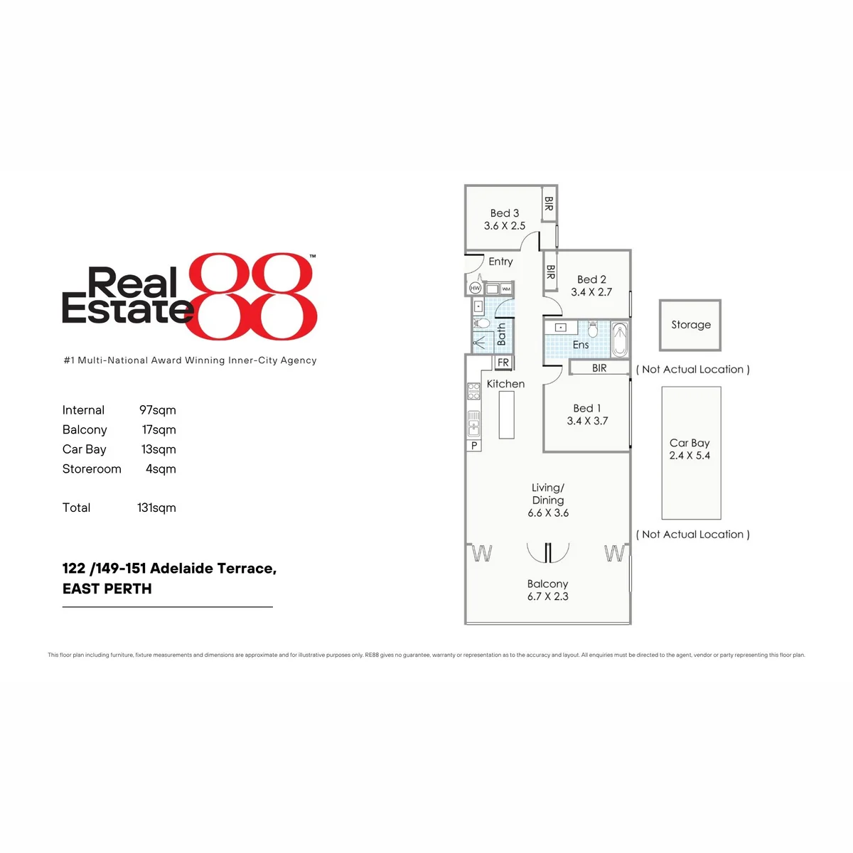 122/149-151 Adelaide Terrace, East Perth, WA 6004