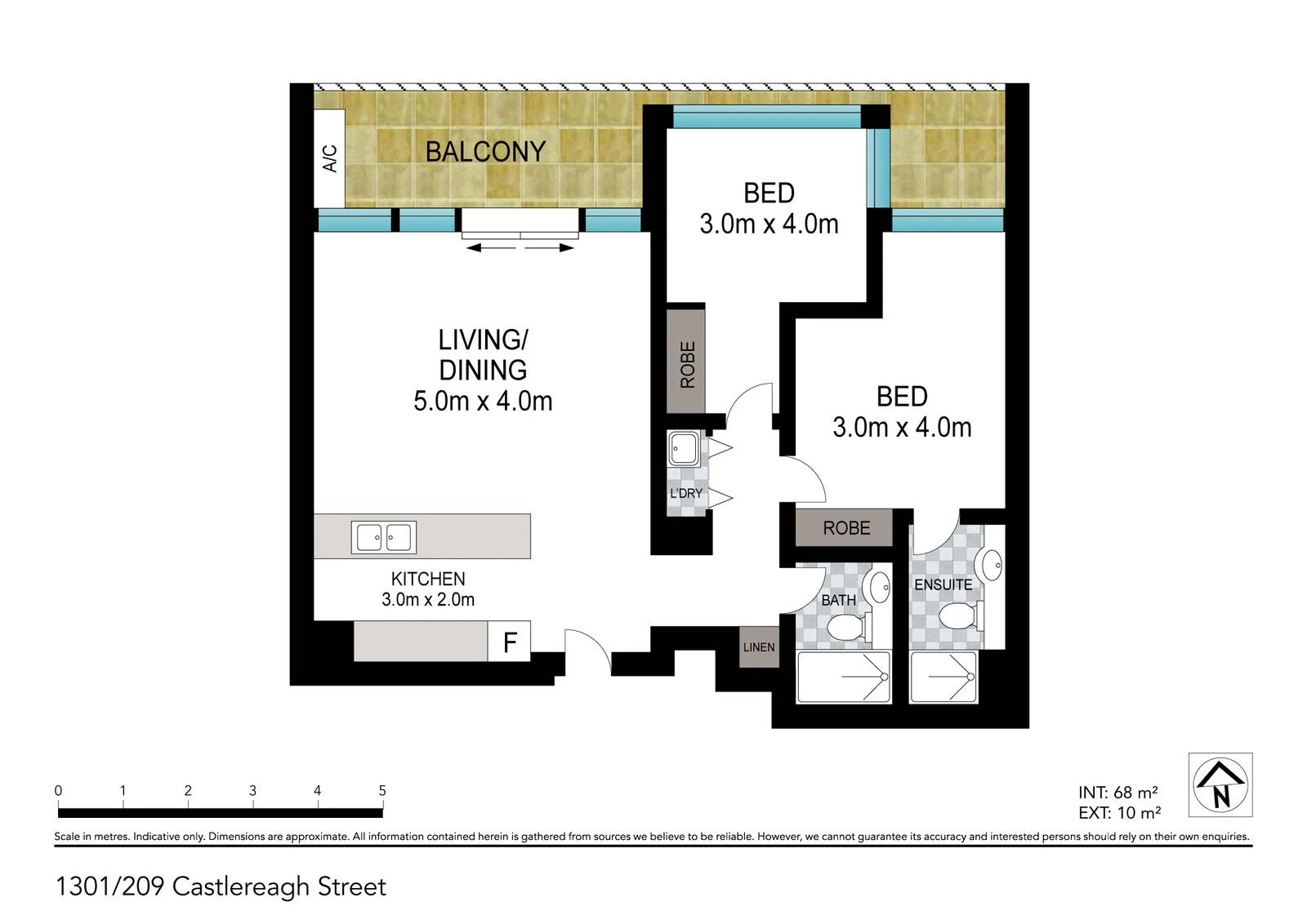 1301/209 Castlereagh Street, Sydney, NSW 2000