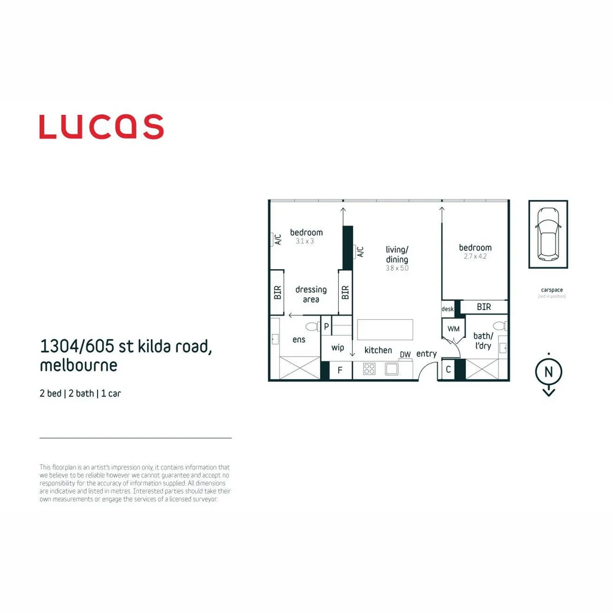 1304/605 St Kilda Road, Melbourne, Vic 3004