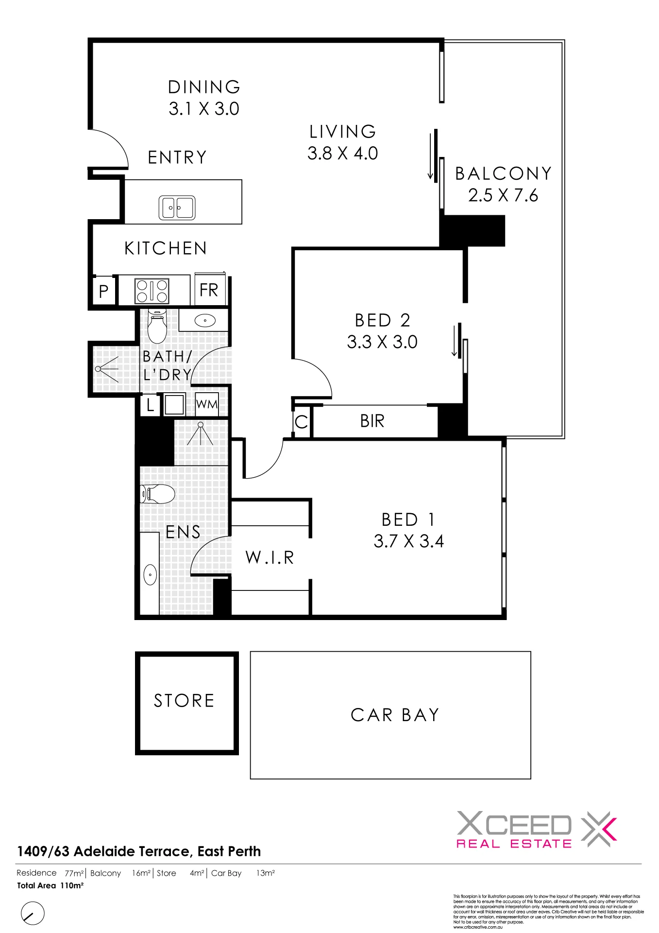 1409/63 Adelaide Terrace, East Perth, WA 6004