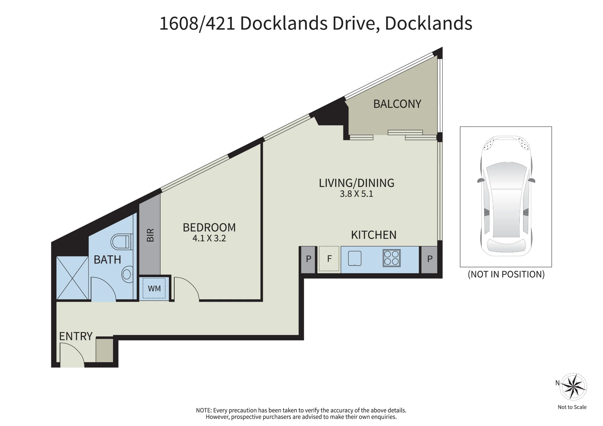 1608/421 Docklands Drive, Docklands, Vic 3008