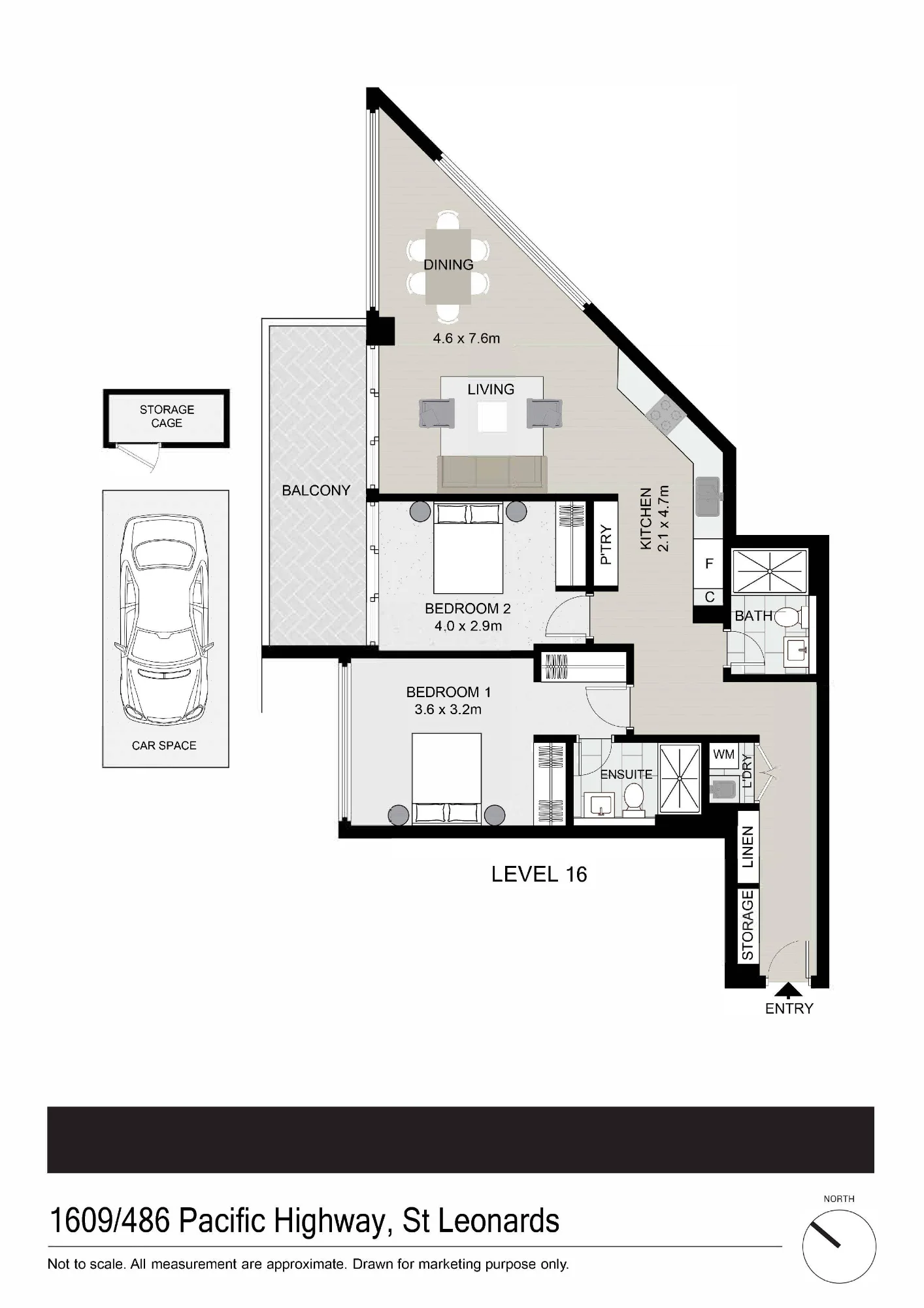 1609/486 Pacific Highway, St Leonards, NSW 2065