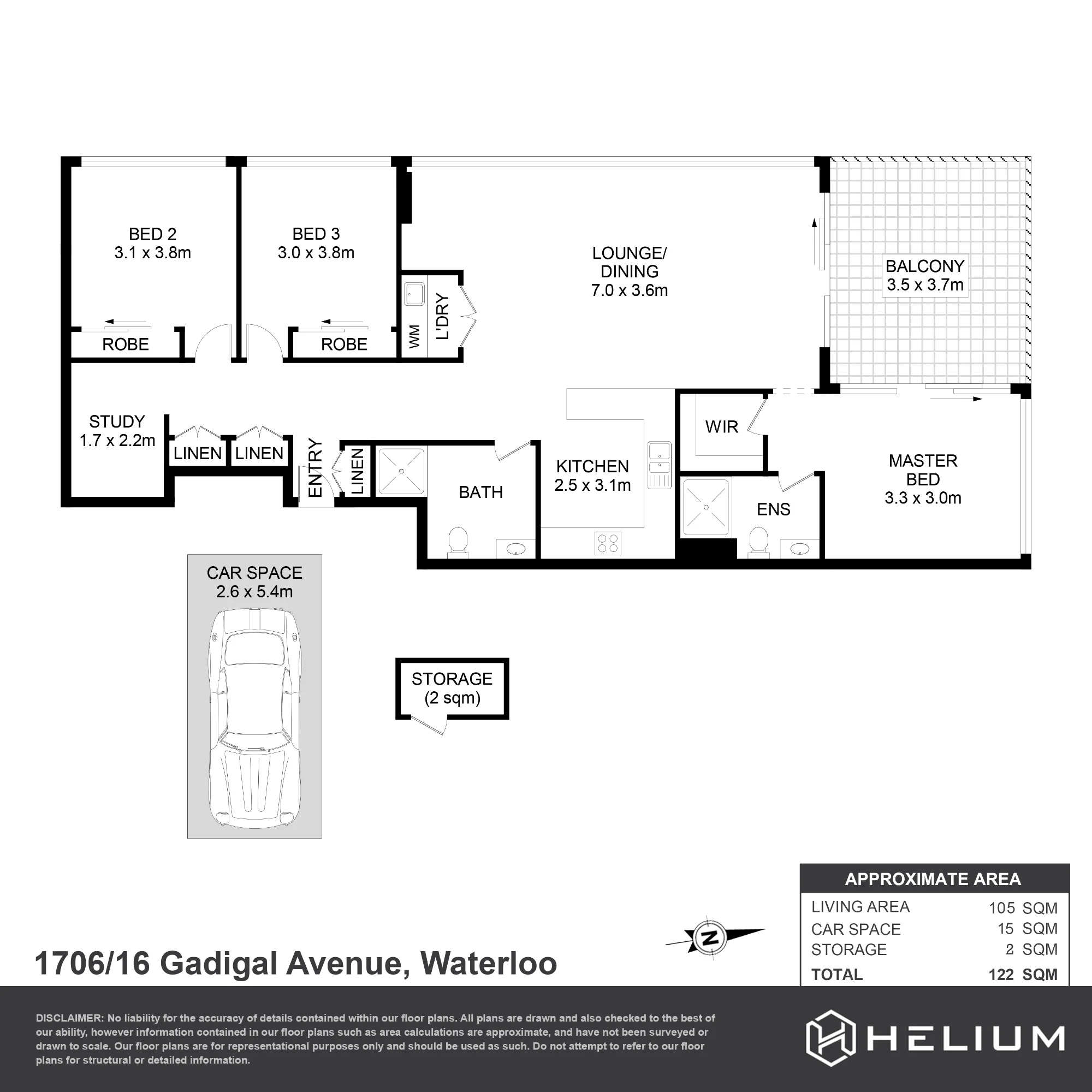 1706/16 Gadigal Avenue, Waterloo, NSW 2017