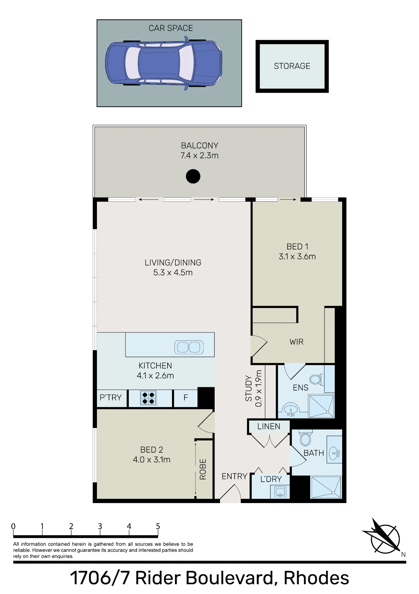 1706/7 Rider Blvd, Rhodes, NSW 2138