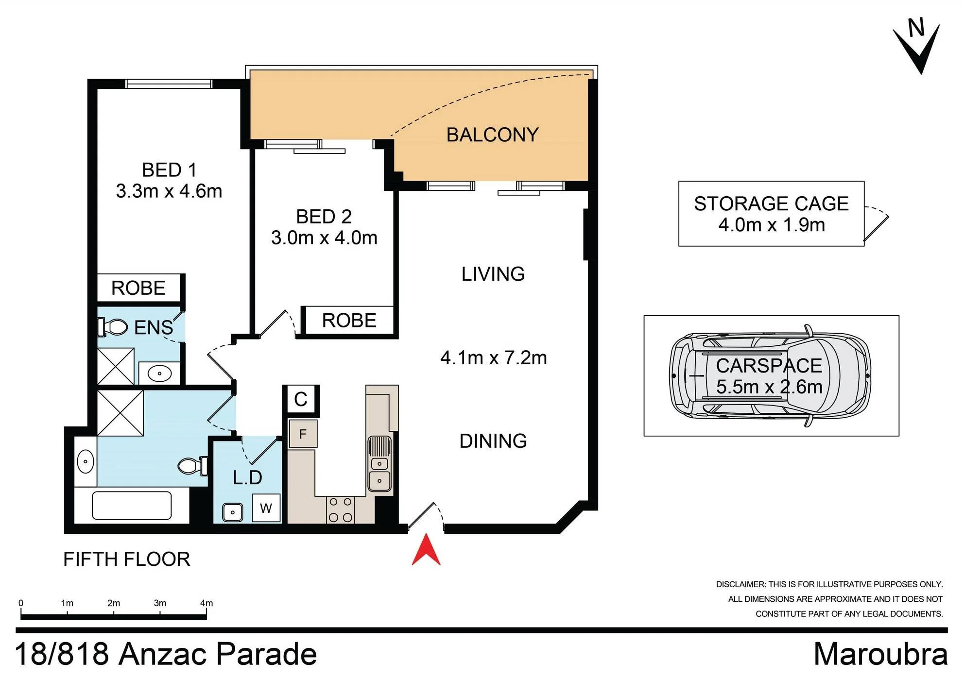 18/818 Anzac Parade, Maroubra, NSW 2035