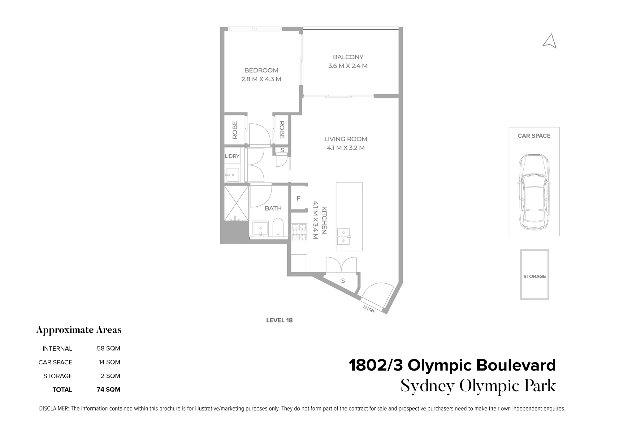 1802/3 Olympic Boulevard, Sydney Olympic Park, NSW 2127
