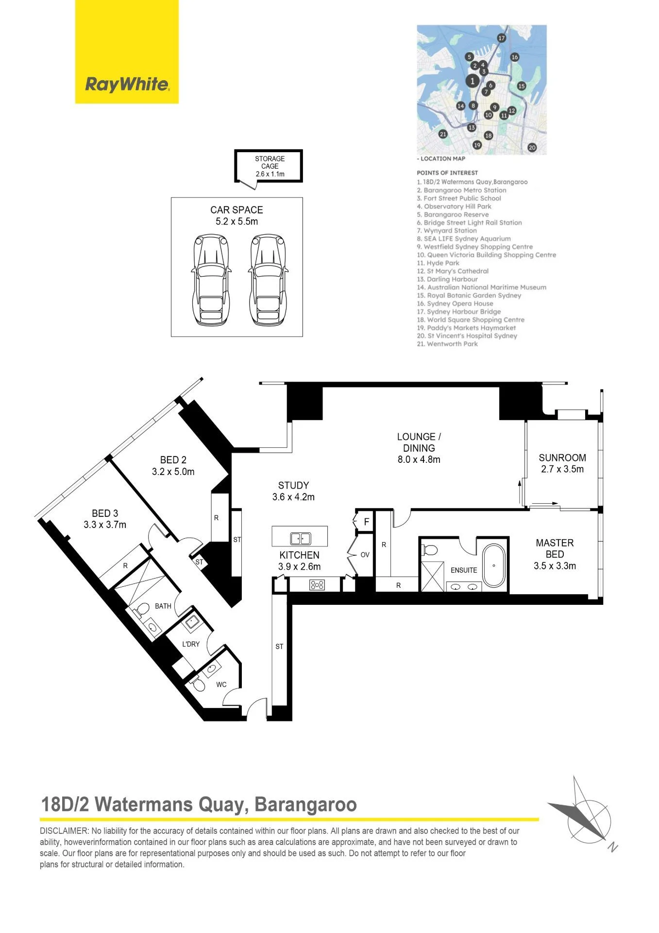 18D/2 Watermans Quay, Barangaroo NSW 2000
