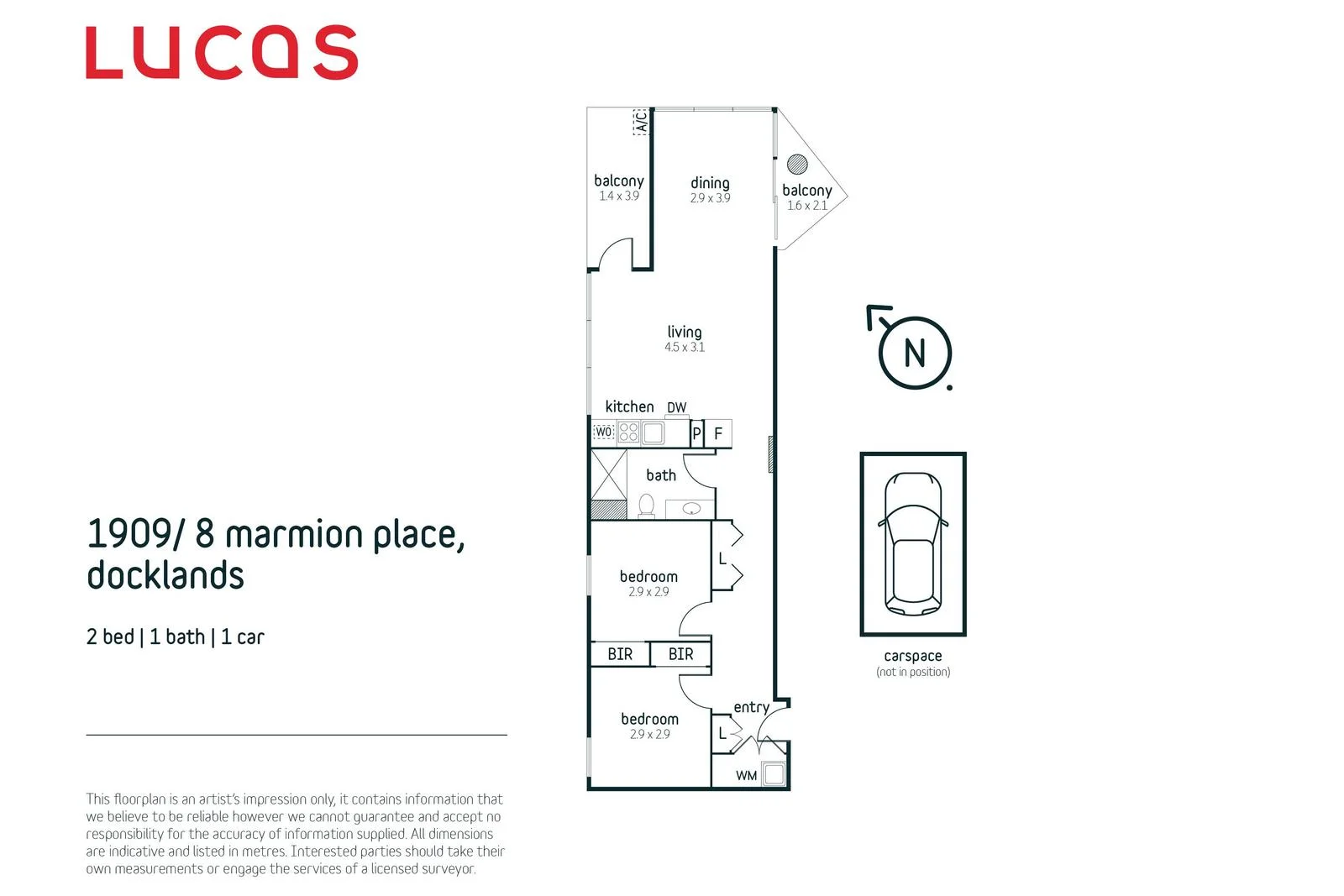 1909/8 Marmion Place, Docklands, Vic 3008