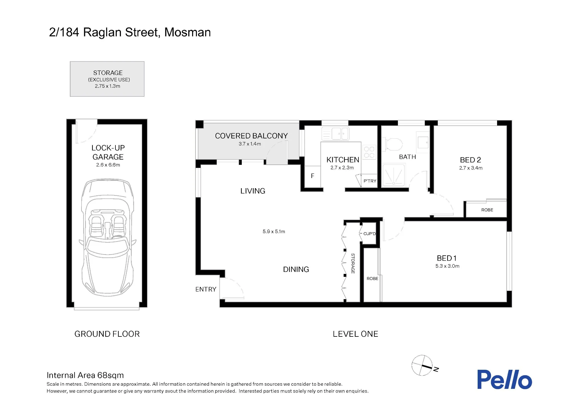 2/184 Raglan Street, Mosman, NSW 2088