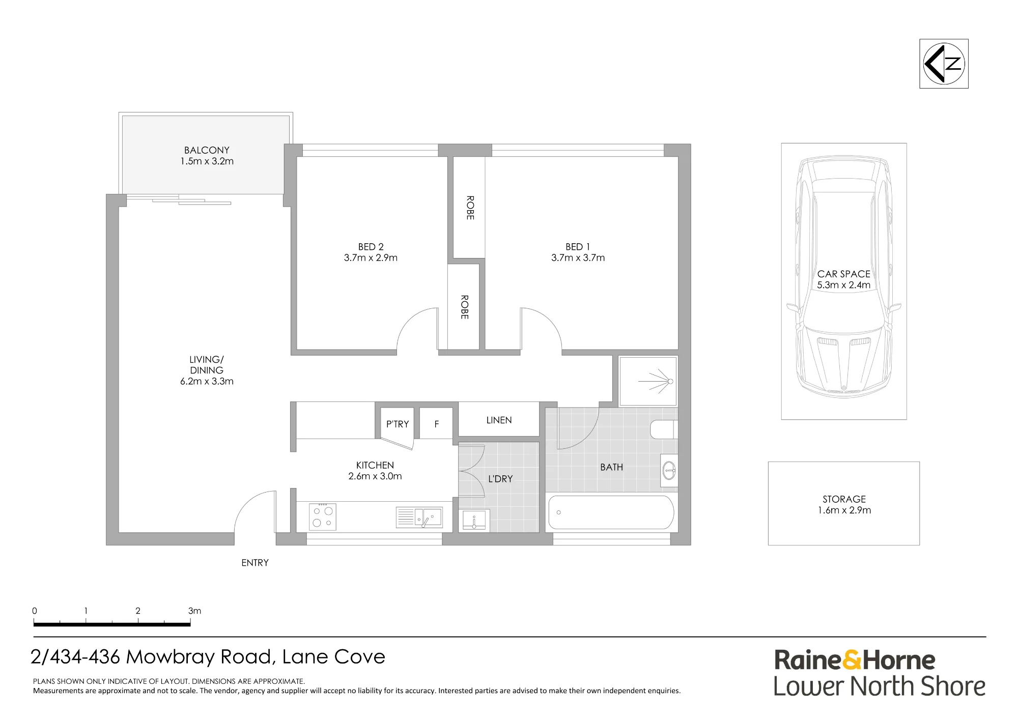 2/434-436 Mowbray Road, Lane Cove, NSW 2066