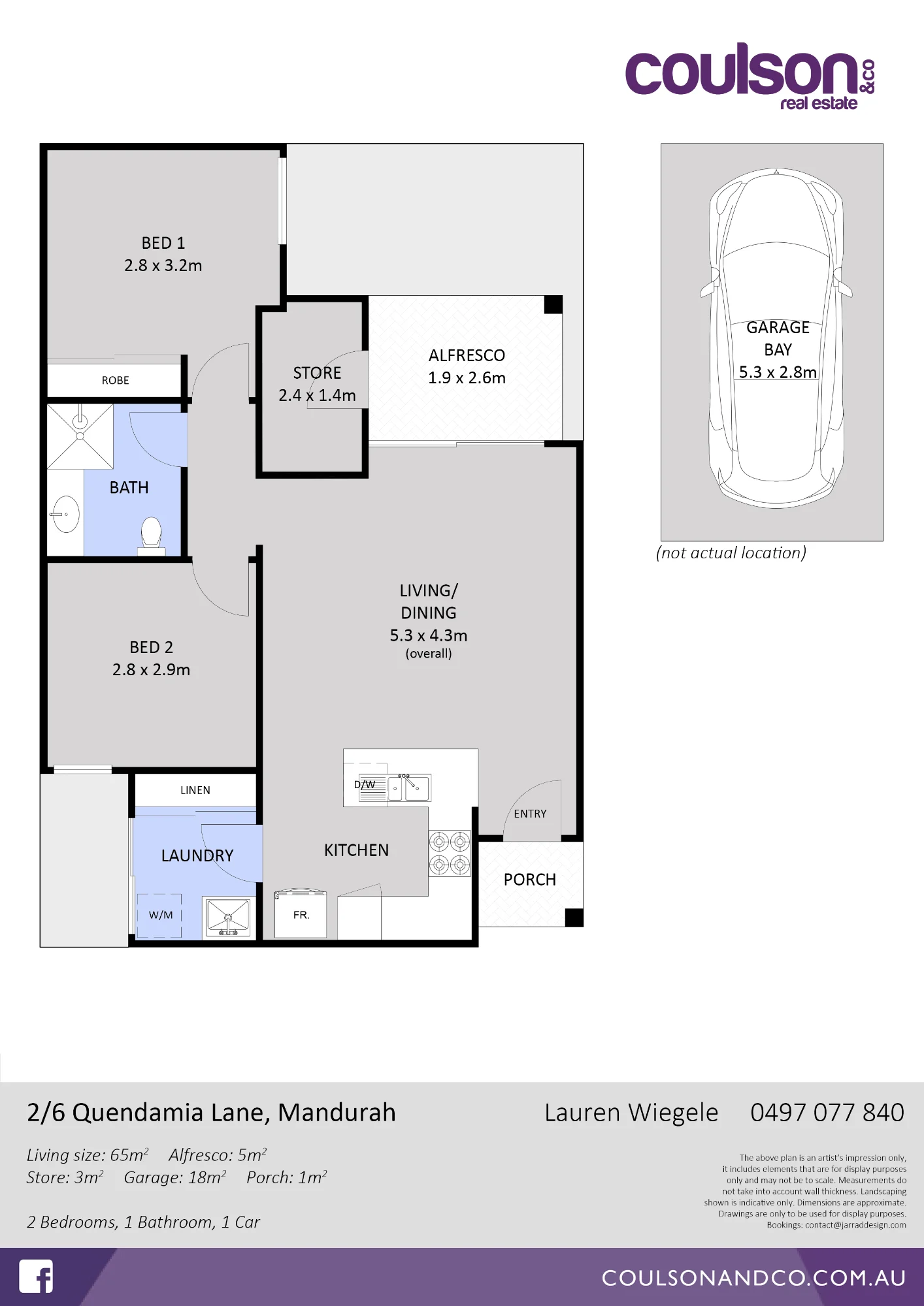 2/6 Quendamia Lane, Mandurah, WA 6210