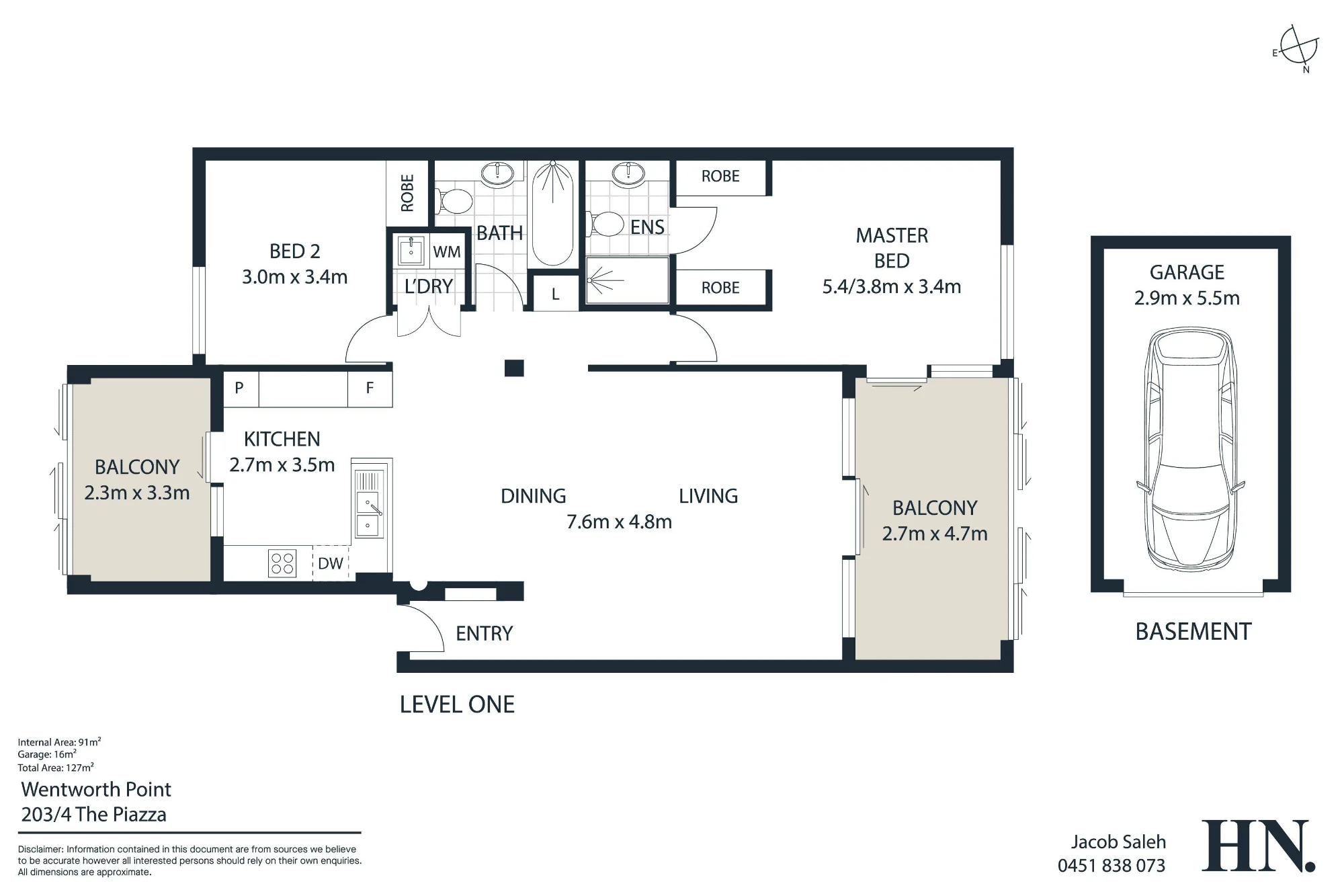 203/4 The Piazza, Wentworth Point, NSW 2127