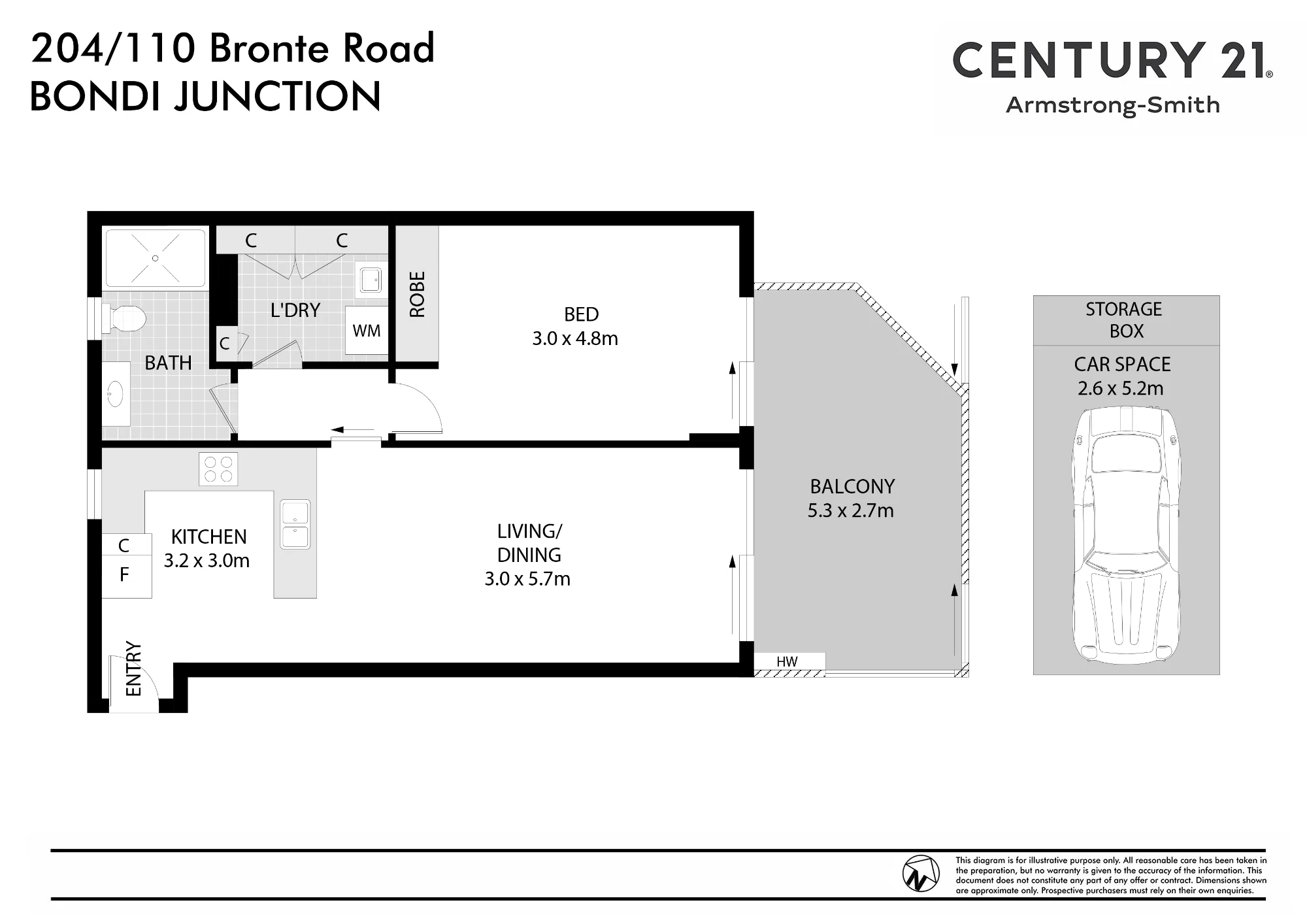 204/110 Bronte Road, Bondi Junction, NSW 2022