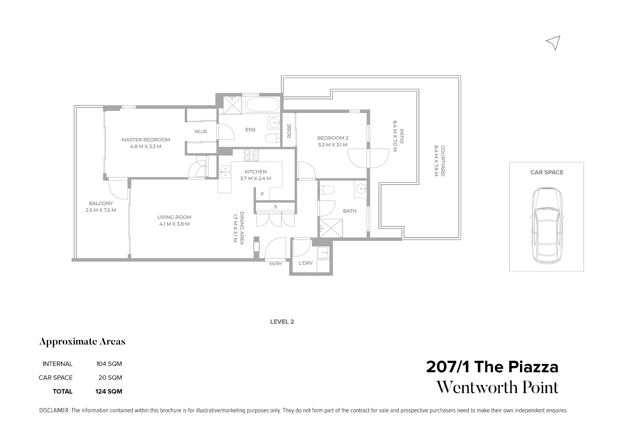 207/1 The Piazza, Wentworth Point, NSW 2127