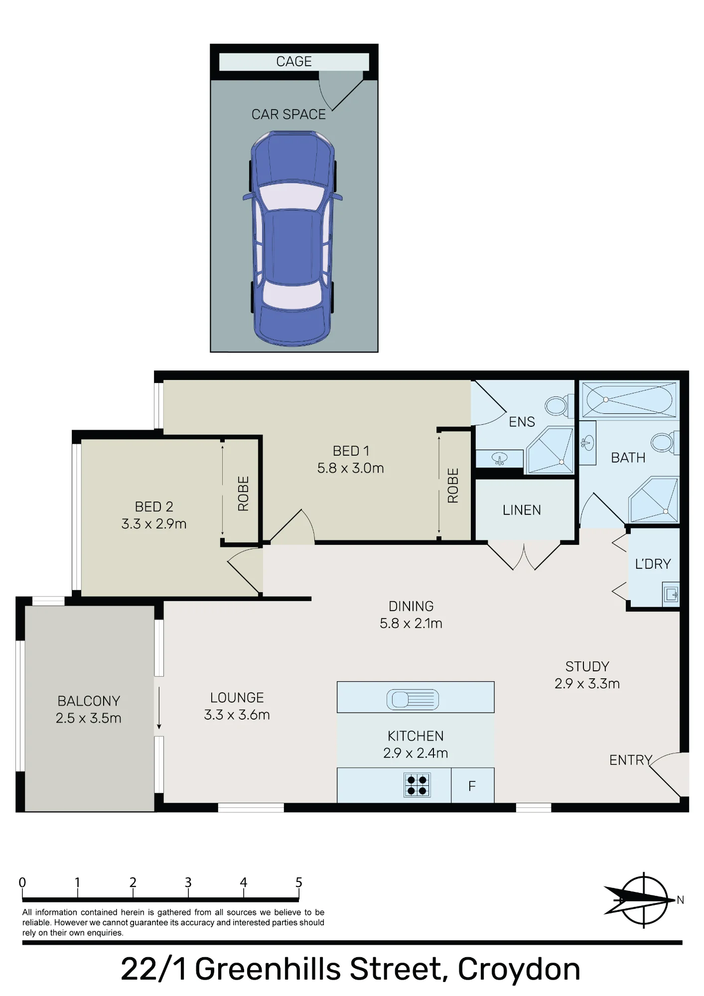 22/1 Greenhills Street, Croydon, NSW 2132