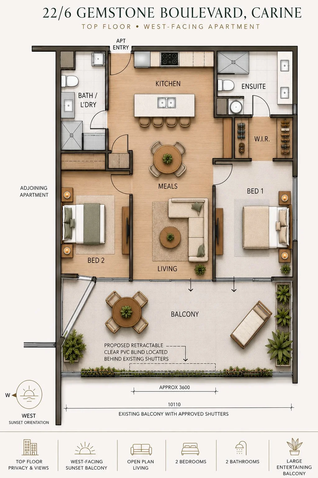 22/6 Gemstone Boulevard, Carine, WA 6020