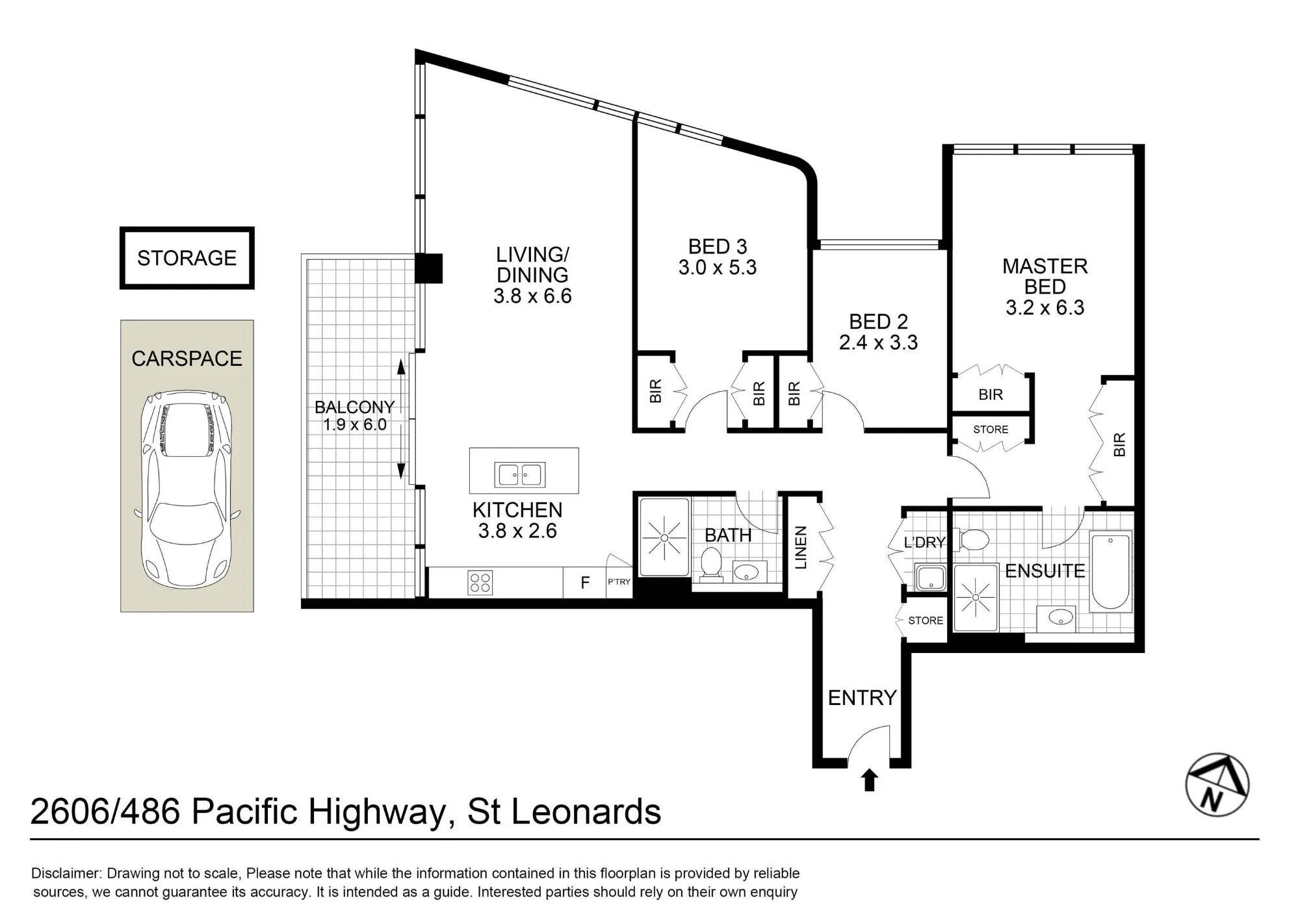 2606/486 Pacific Highway, St Leonards, NSW 2065