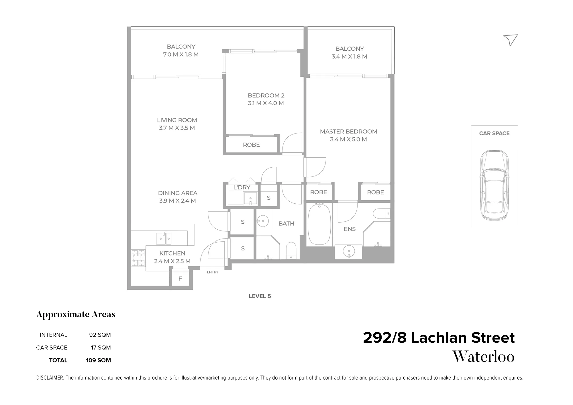 292/8 Lachlan Street, Waterloo, NSW 2017