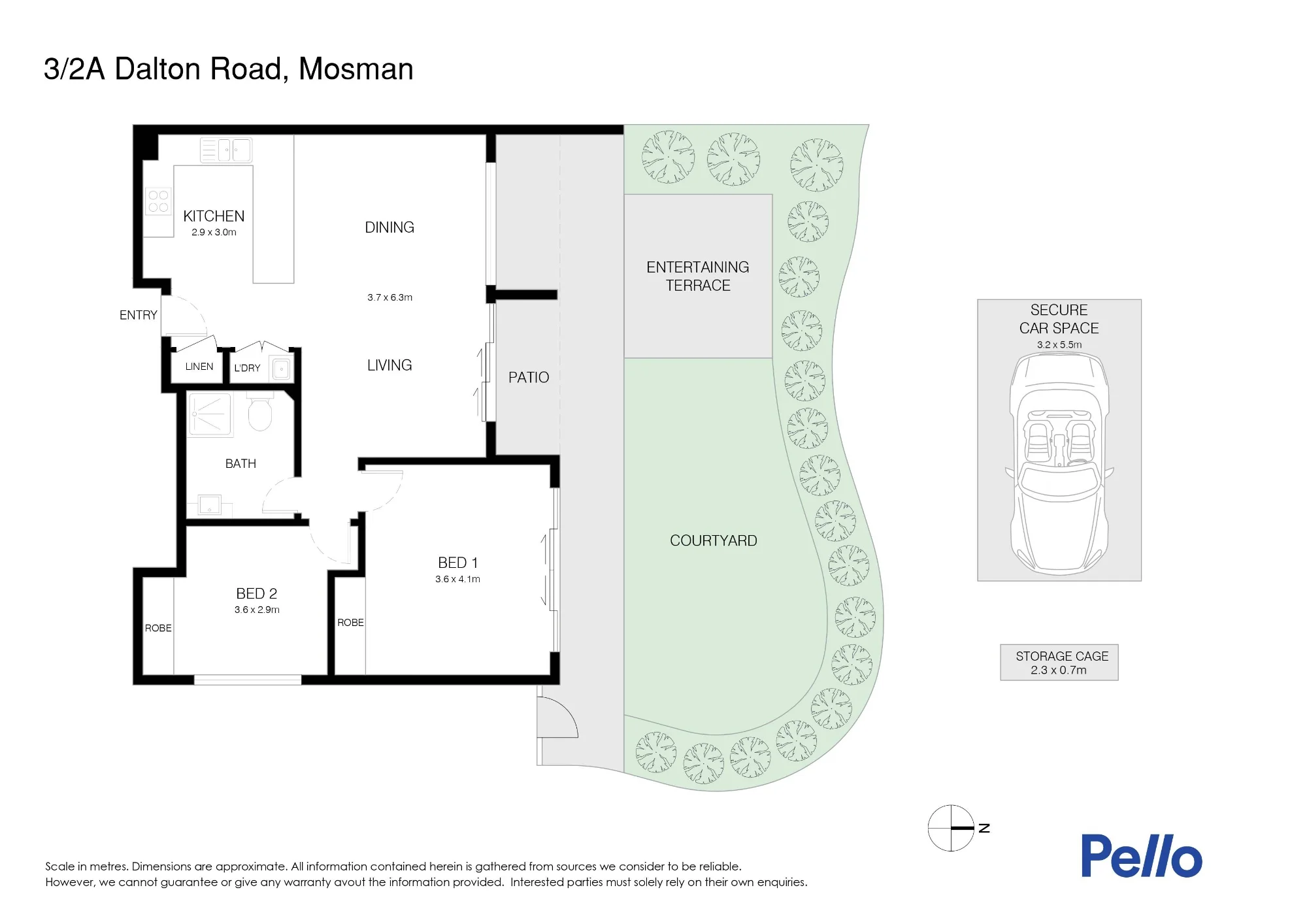 3/2A Dalton Road, Mosman, NSW 2088