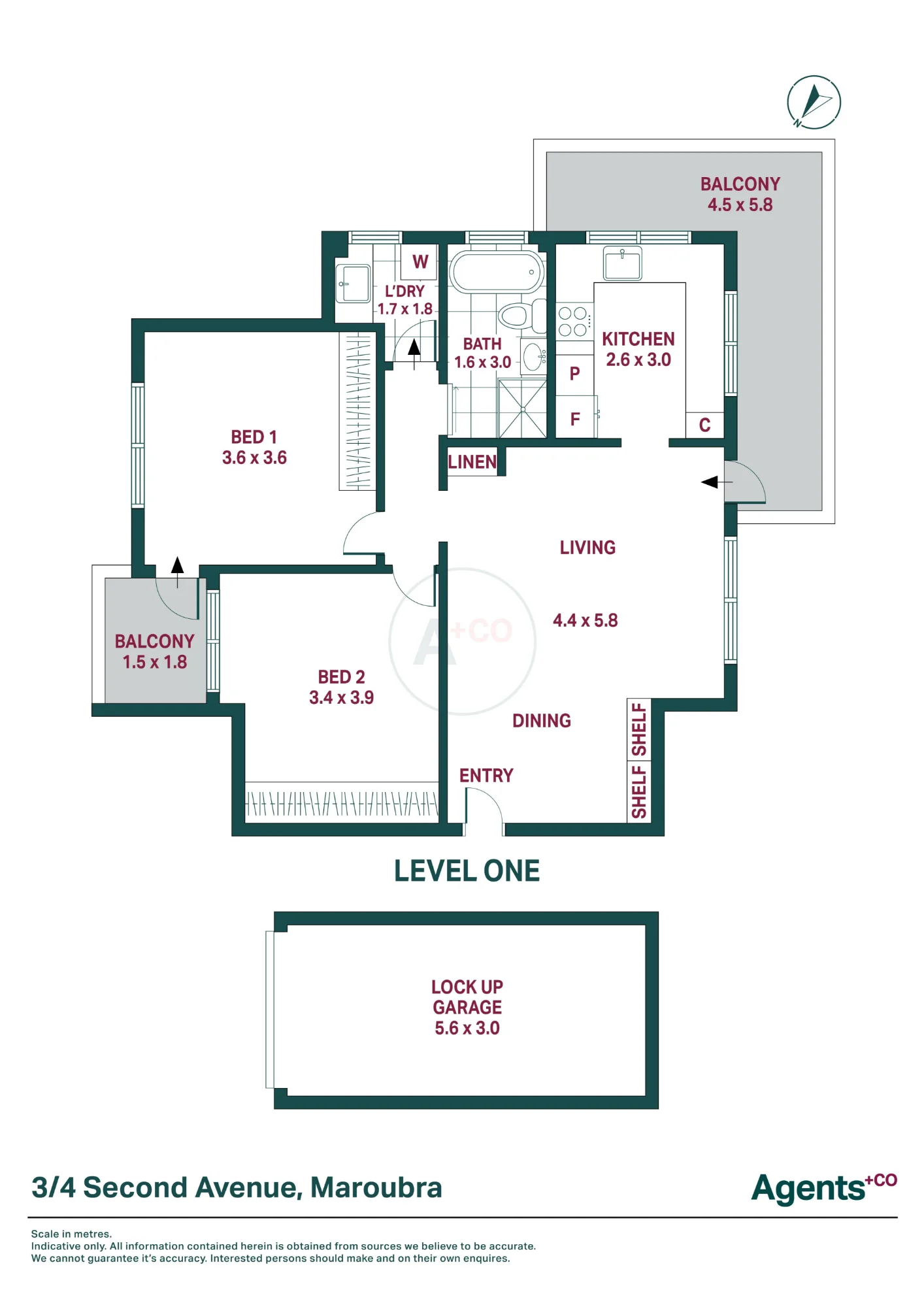 3/4 Second Avenue, Maroubra, NSW 2035