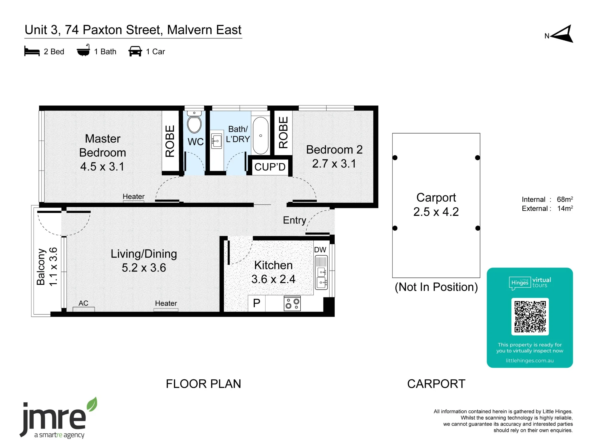 3/74 Paxton Street, Malvern East, Vic 3145