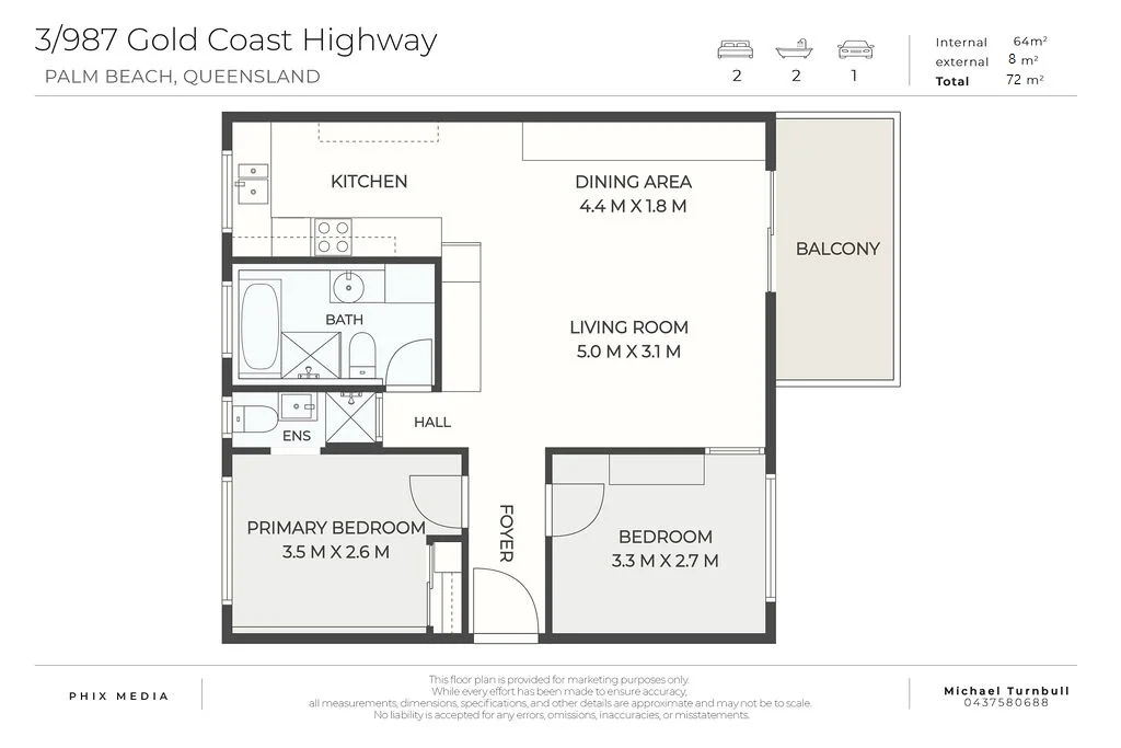 3/987 Gold Coast Highway, Palm Beach, Qld 4221