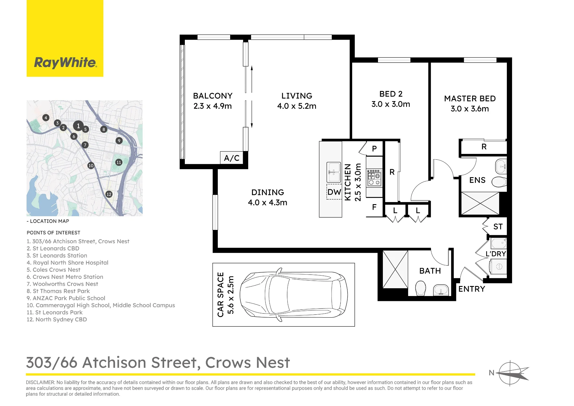 303/66 Atchison Street, Crows Nest NSW 2065