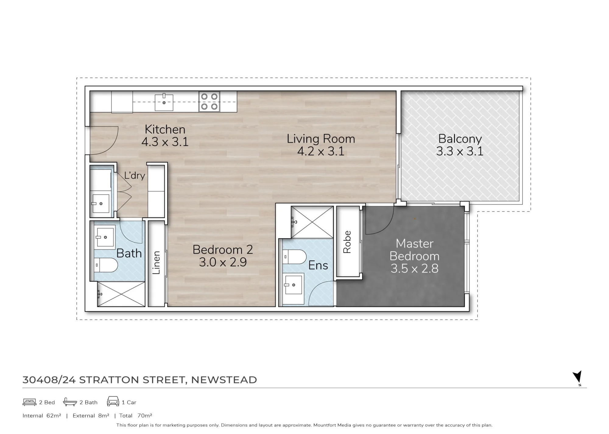 30408/24 Stratton Street, Newstead, Qld 4006