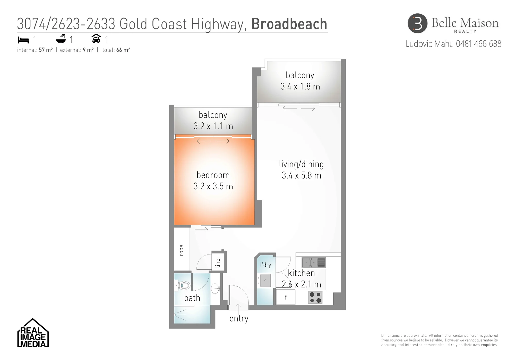 3074/2623-2633 Gold Coast Highway, Broadbeach, Qld 4218