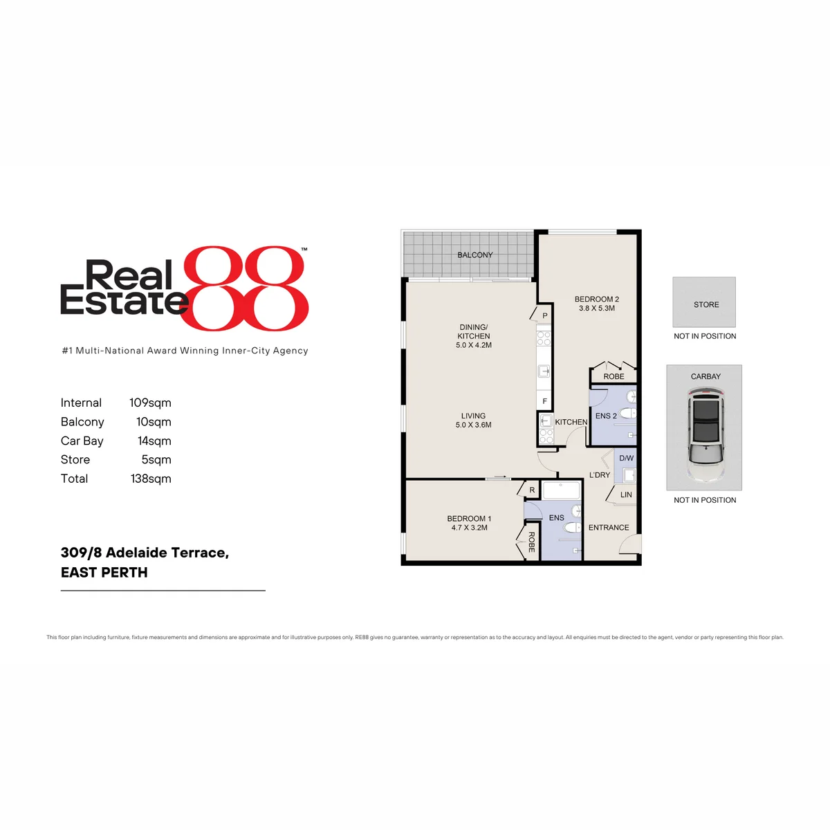 309/8 Adelaide Terrace, East Perth, WA 6004