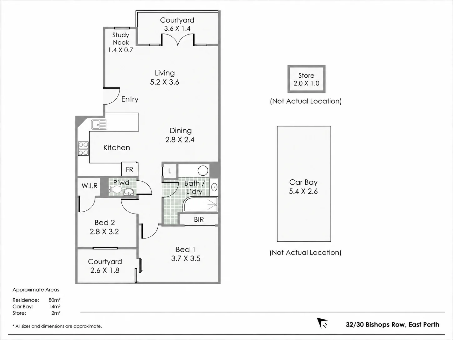 32/30 Bishops Row, East Perth, WA 6004
